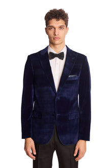  Kyle Big Peak Tux Jacket - slim - Dusk Velvet