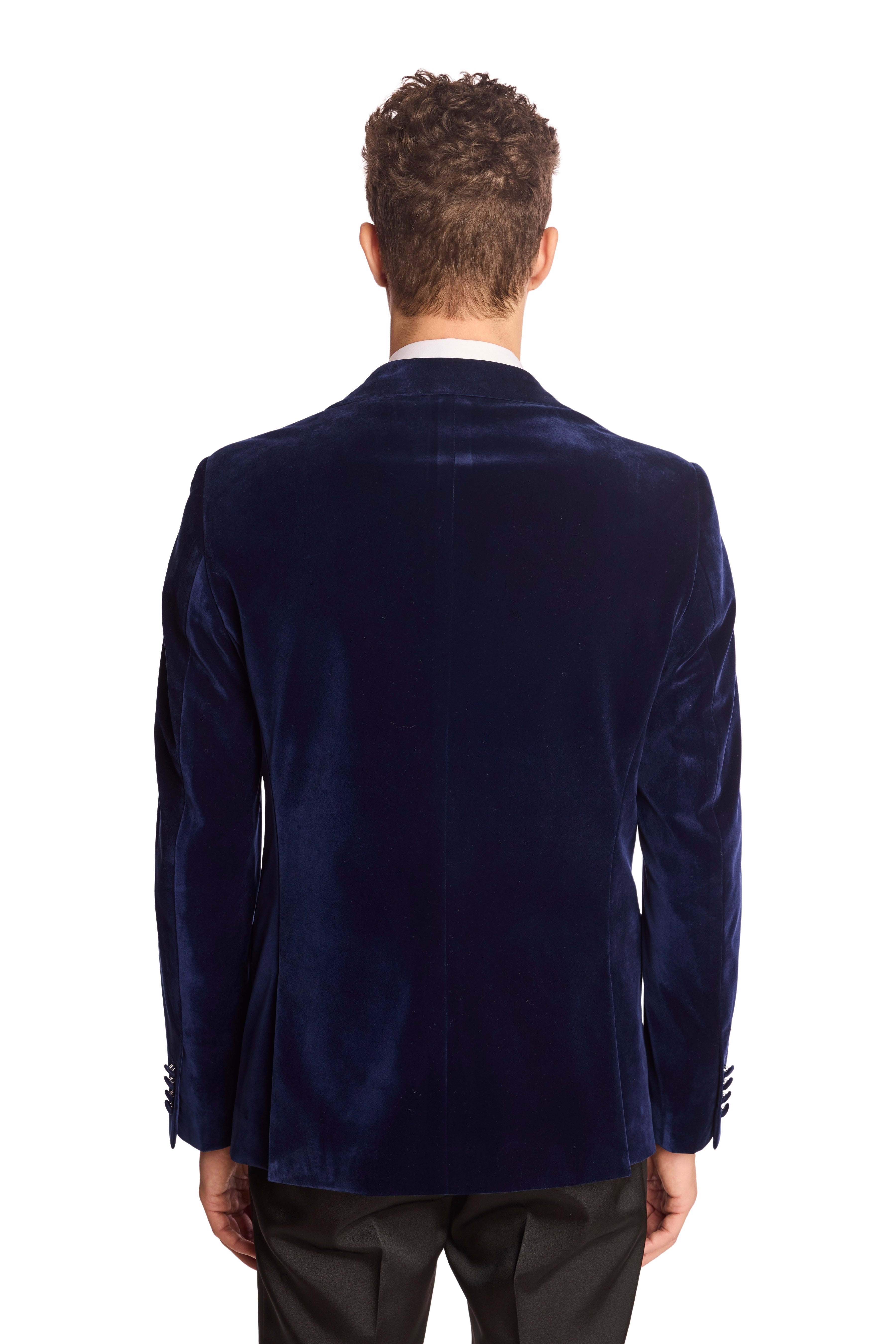 Kyle Big Peak Tux Jacket - slim - Dusk Velvet
