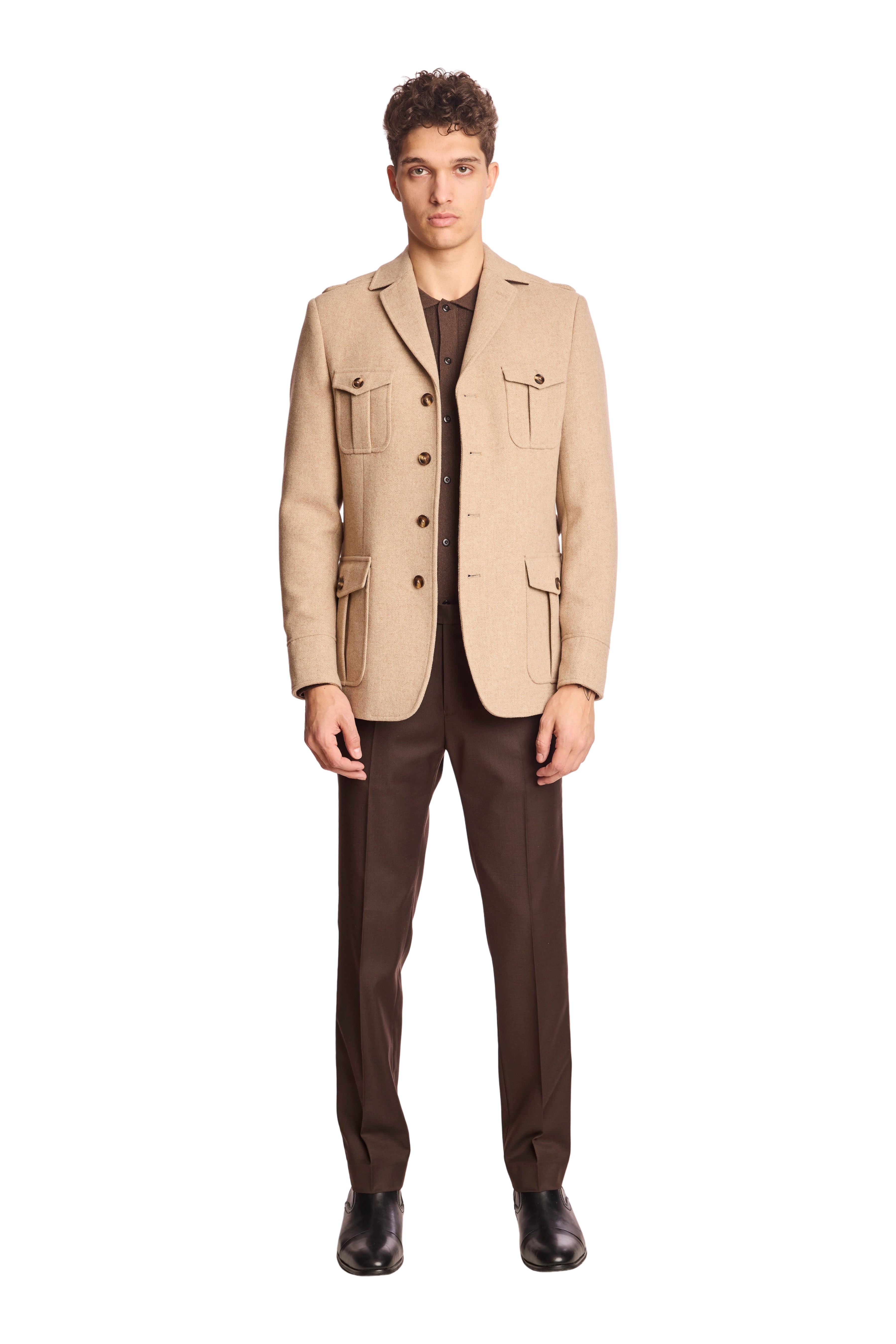 Utility Jacket - Light Tan