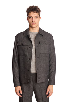  Hilo Button Jacket - Charcoal
