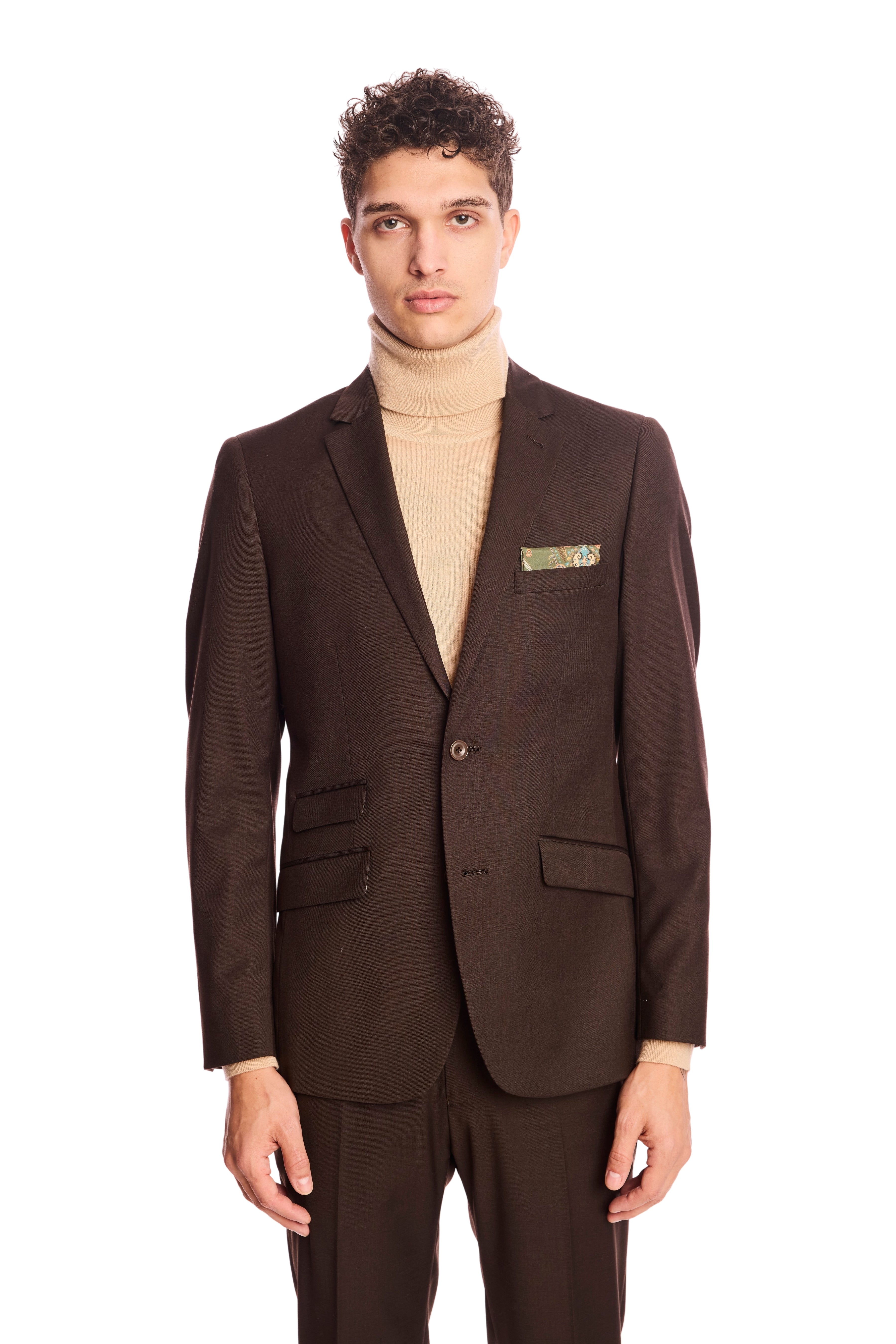 Dover Notch Jacket - slim - Dk Chocolate