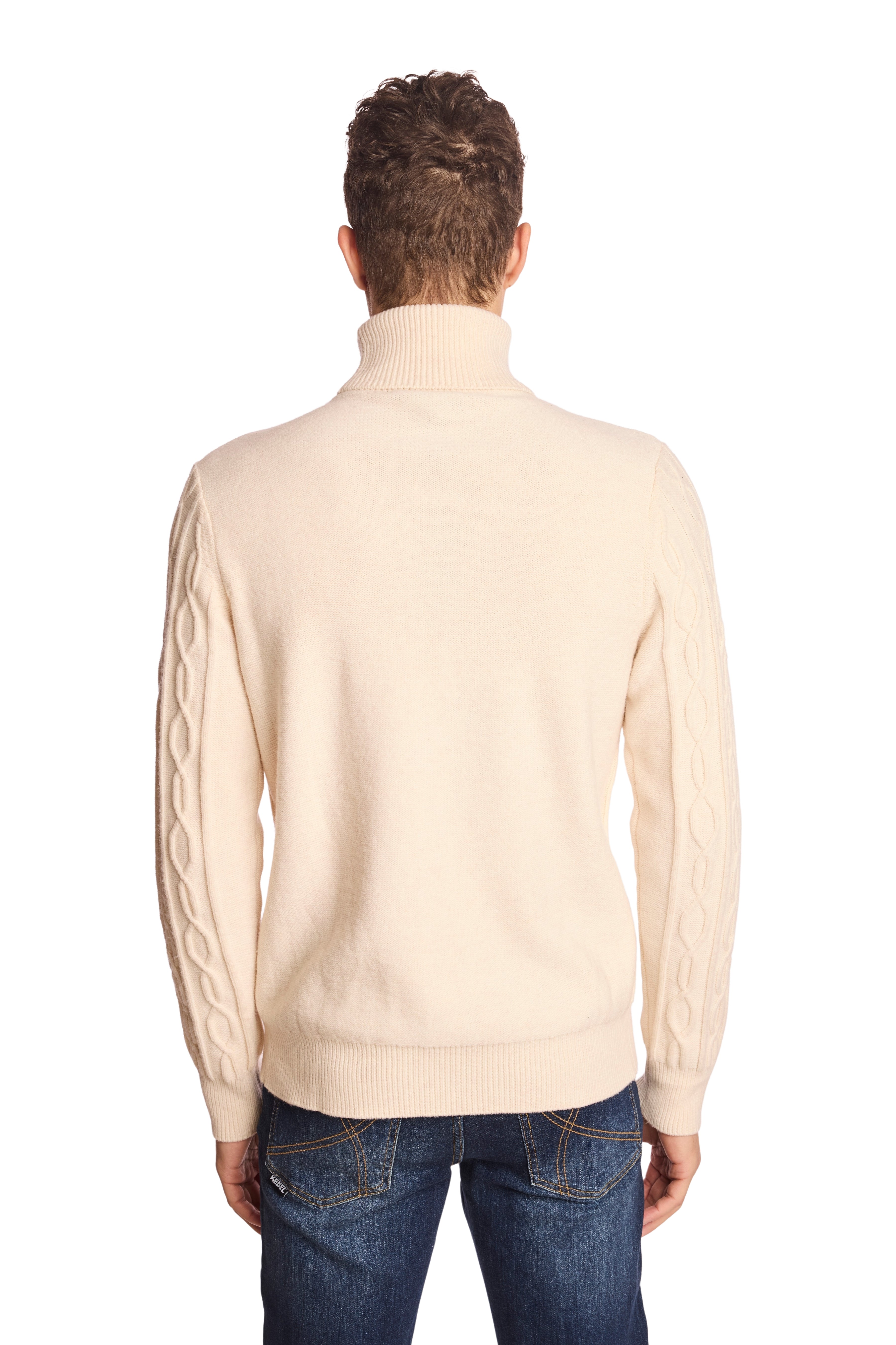 Chunky Turtleneck - Bone Dust