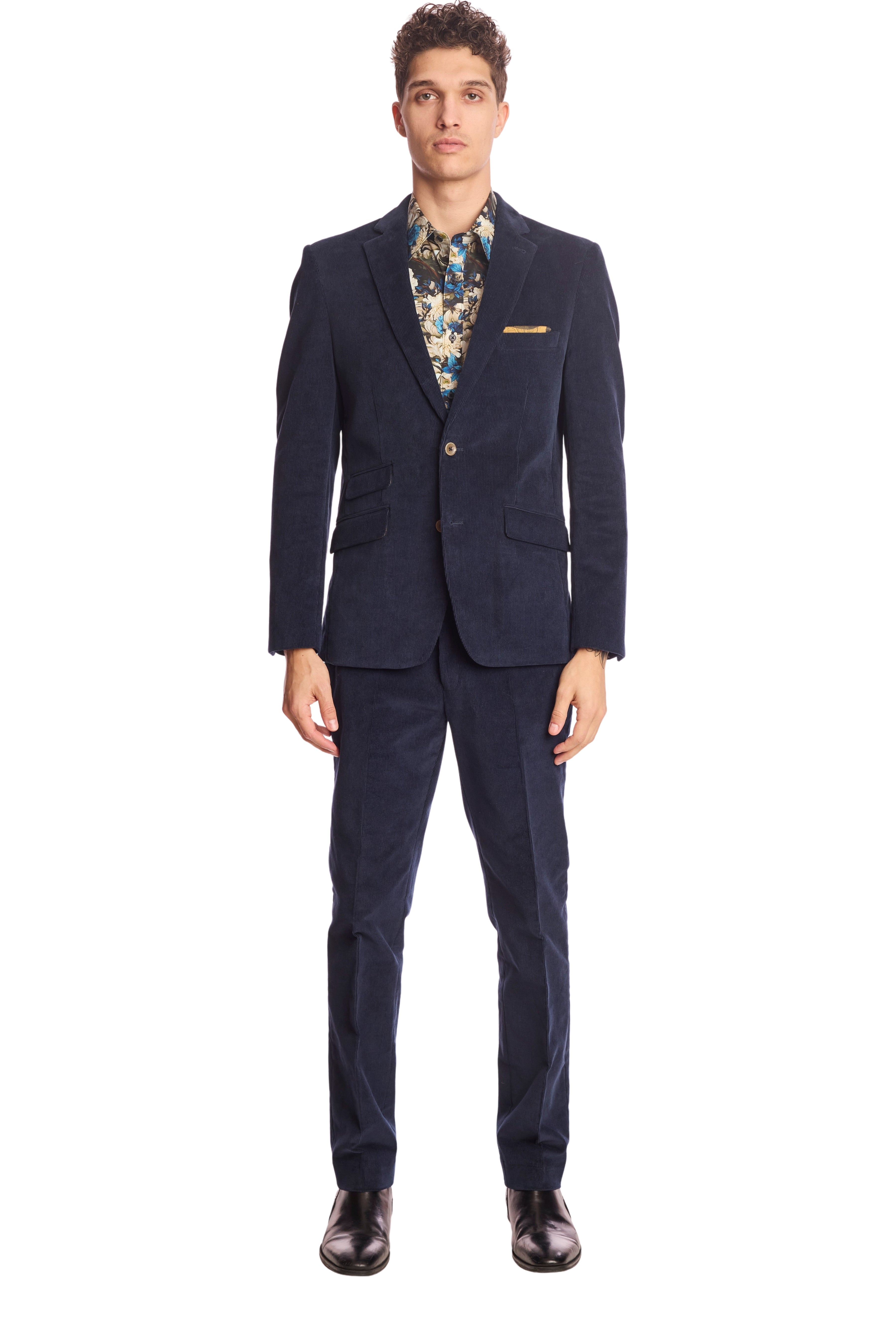 Downing pants - slim - Deep Navy Cord