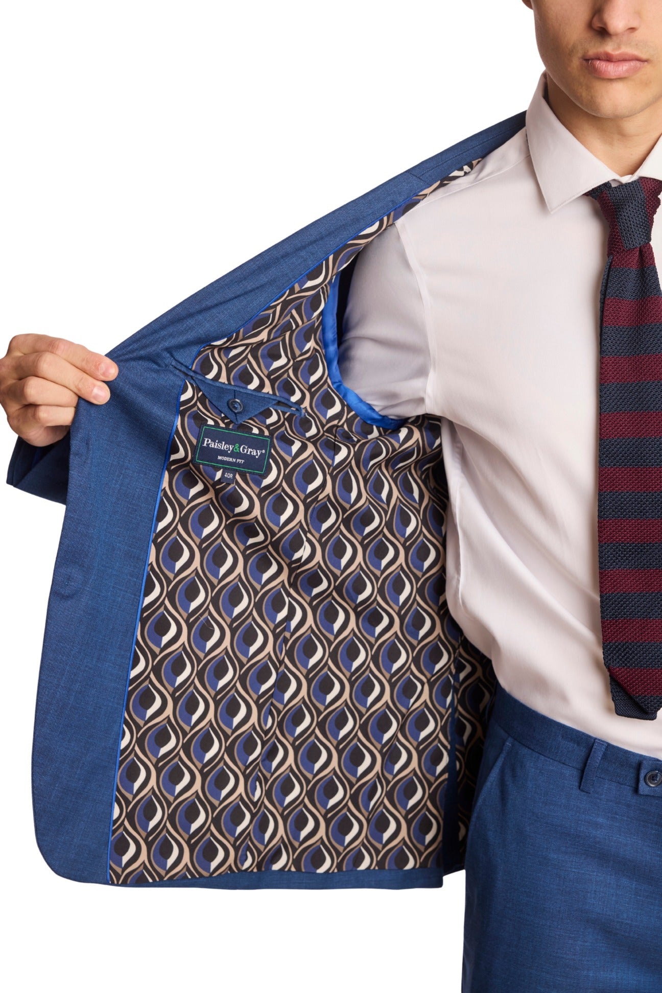 Modern Fit - Ashton Peak Jacket - Deep Blue Shark