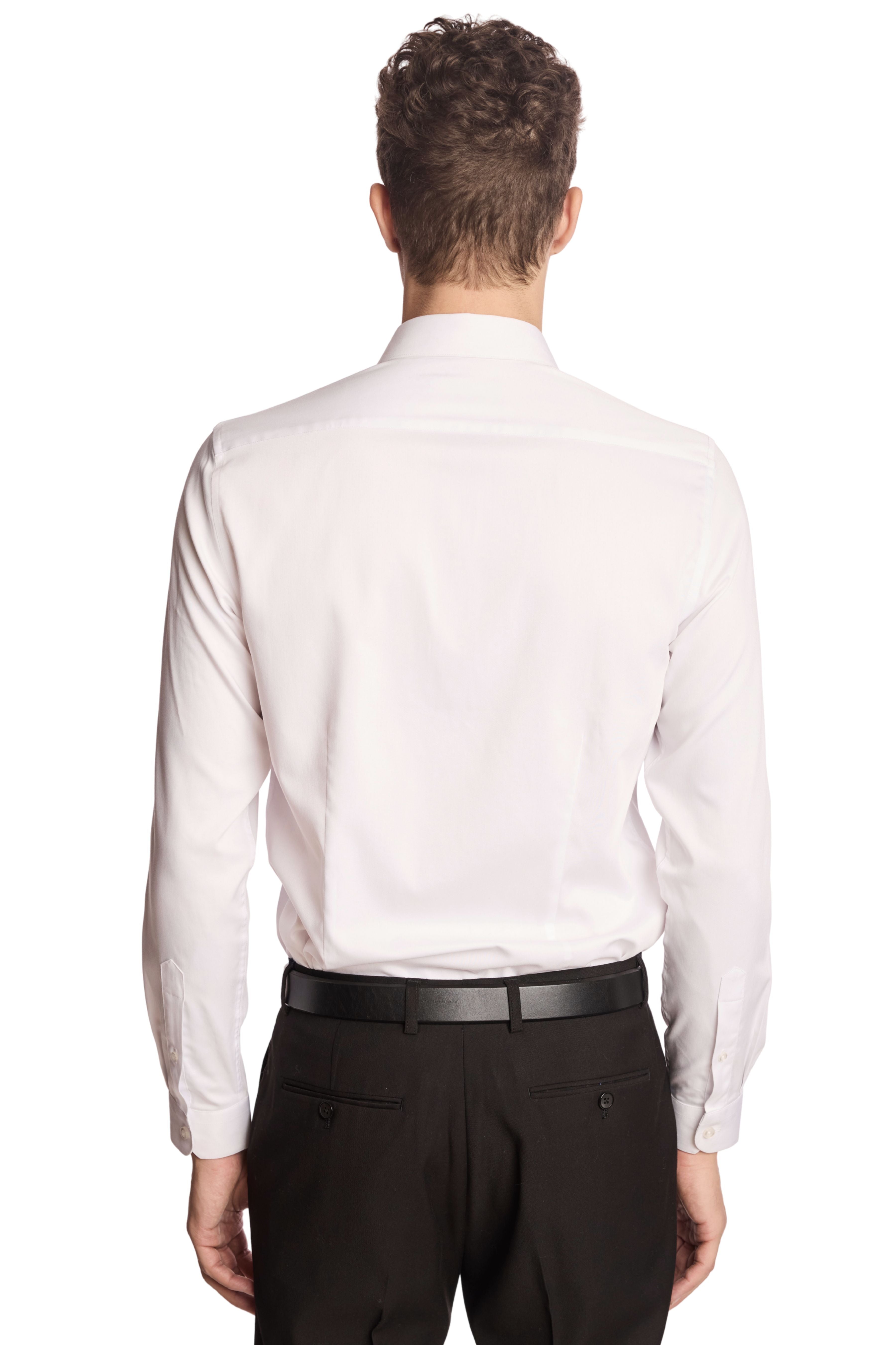 Samuel Spread Collar Shirt - All White