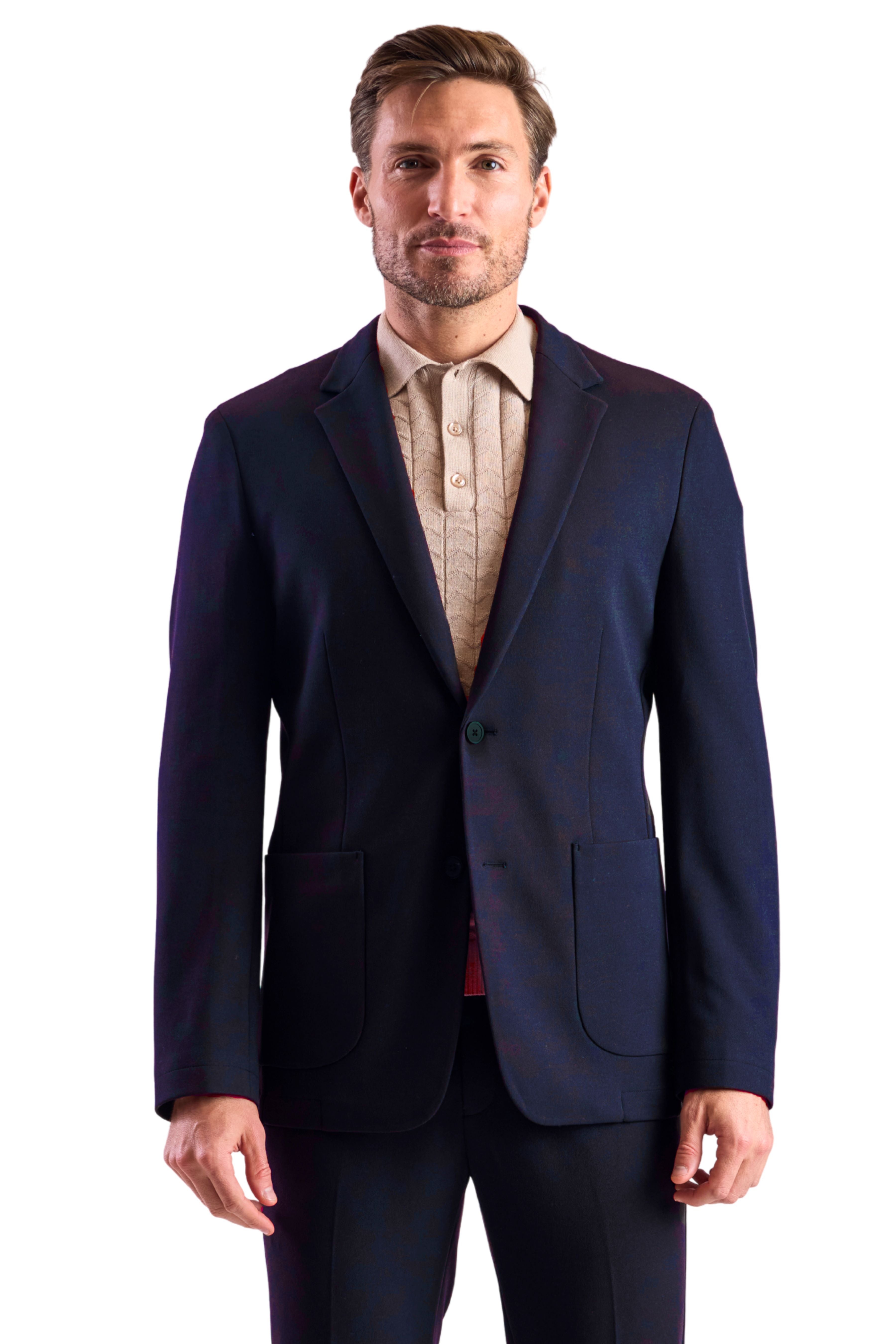 Travel Blazer - slim - Black Night