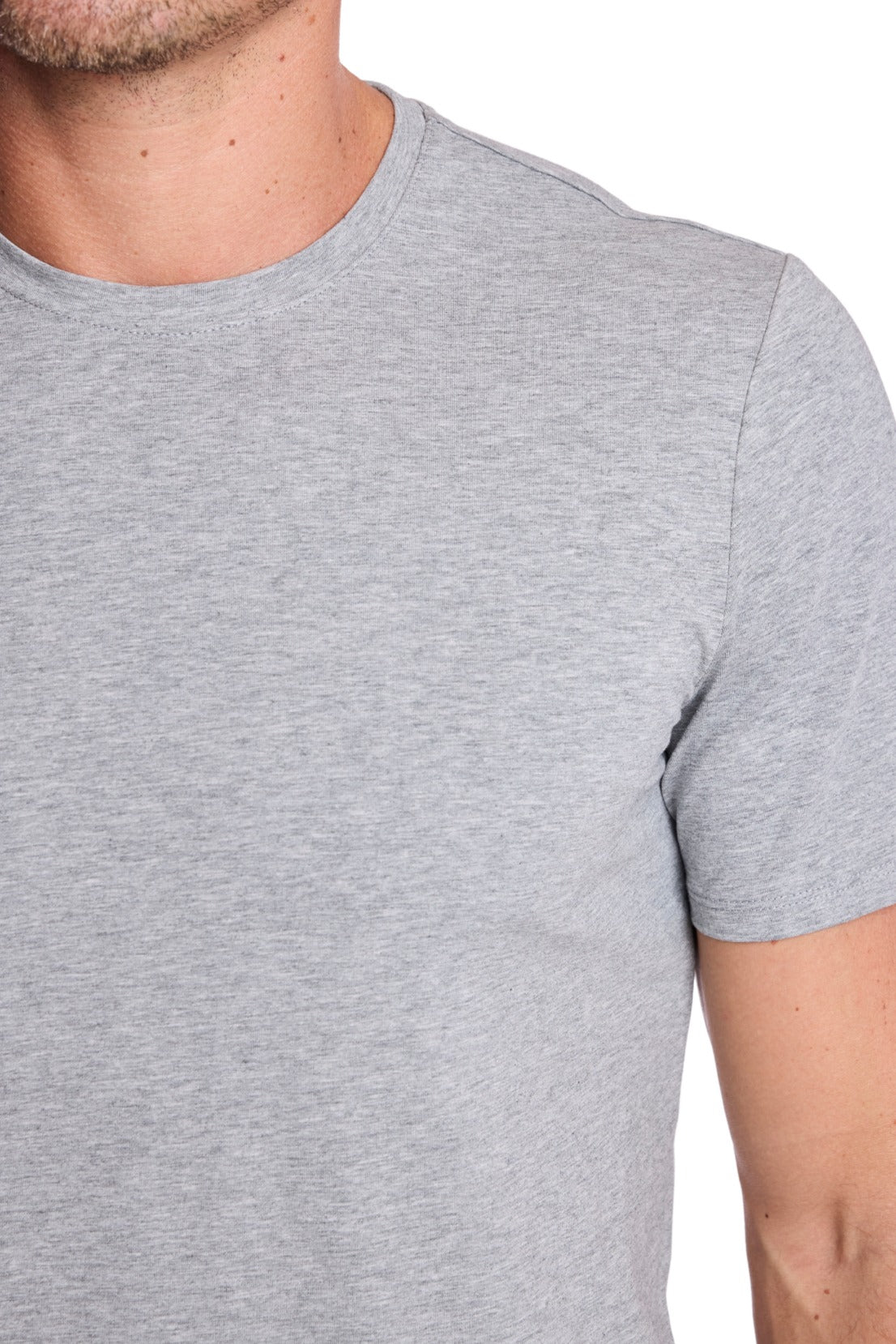 Lucas Crew T - Light Grey