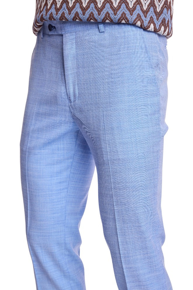 Downing Pants - slim - Blue Ice Shark