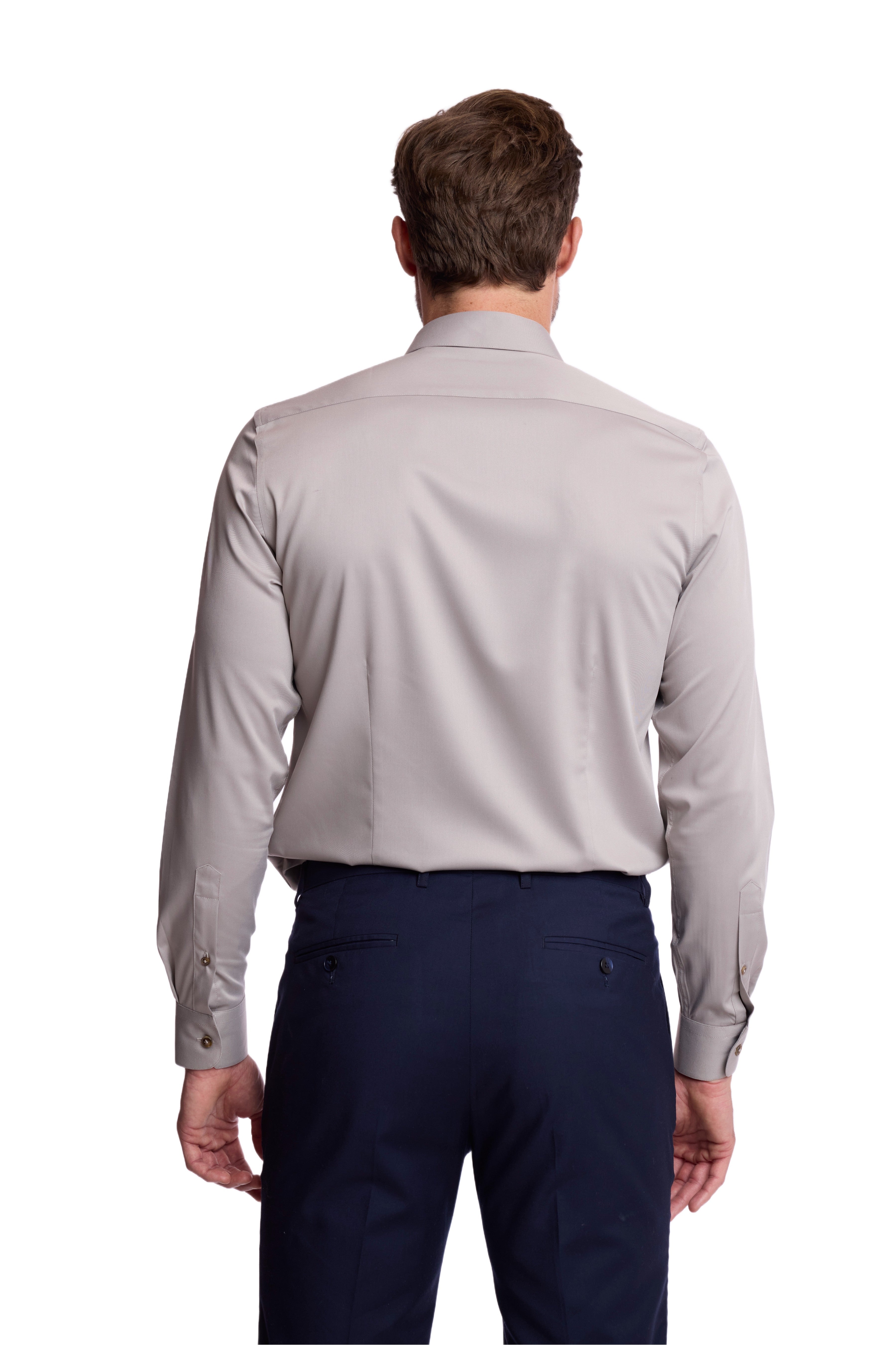 Peter Pointed Collar Shirt - Chino Tan