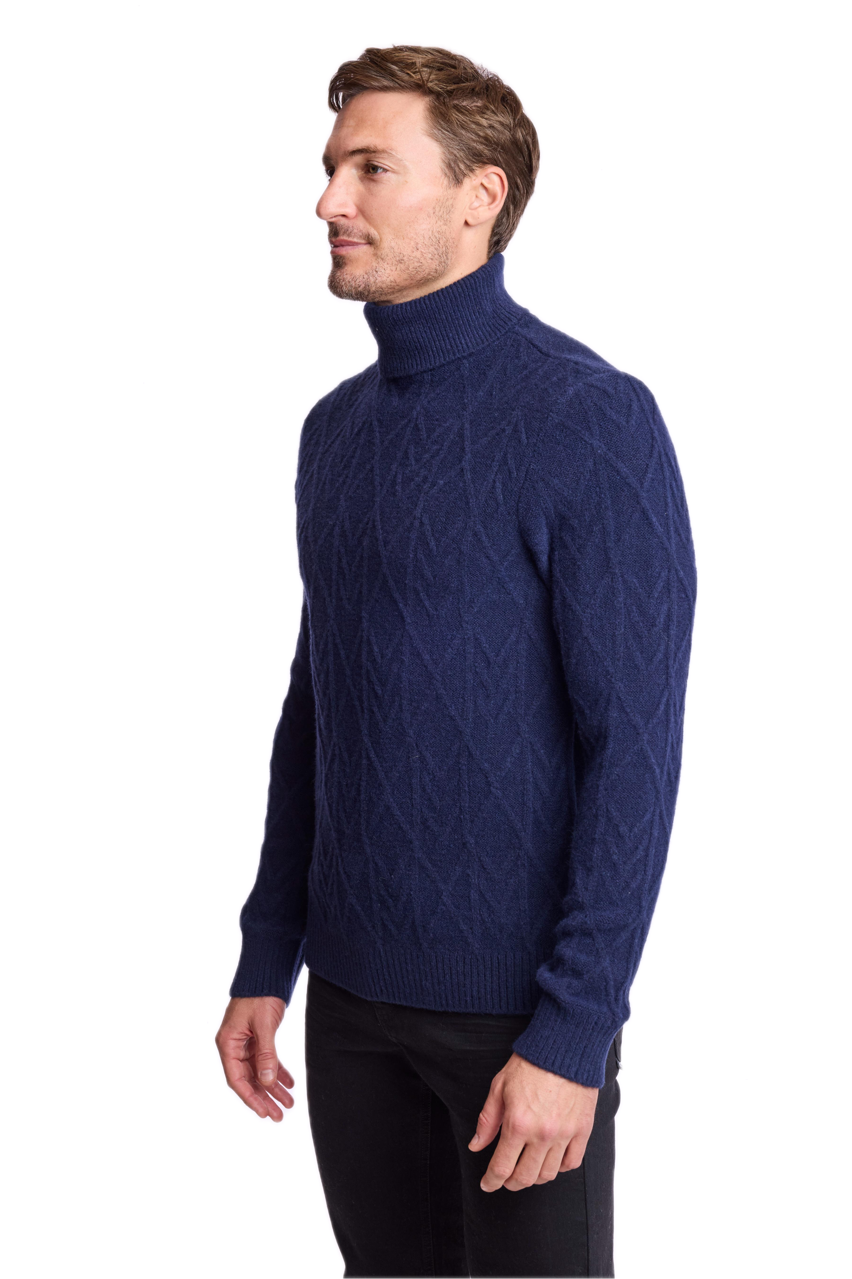 Chunky Turtleneck - Marine Navy