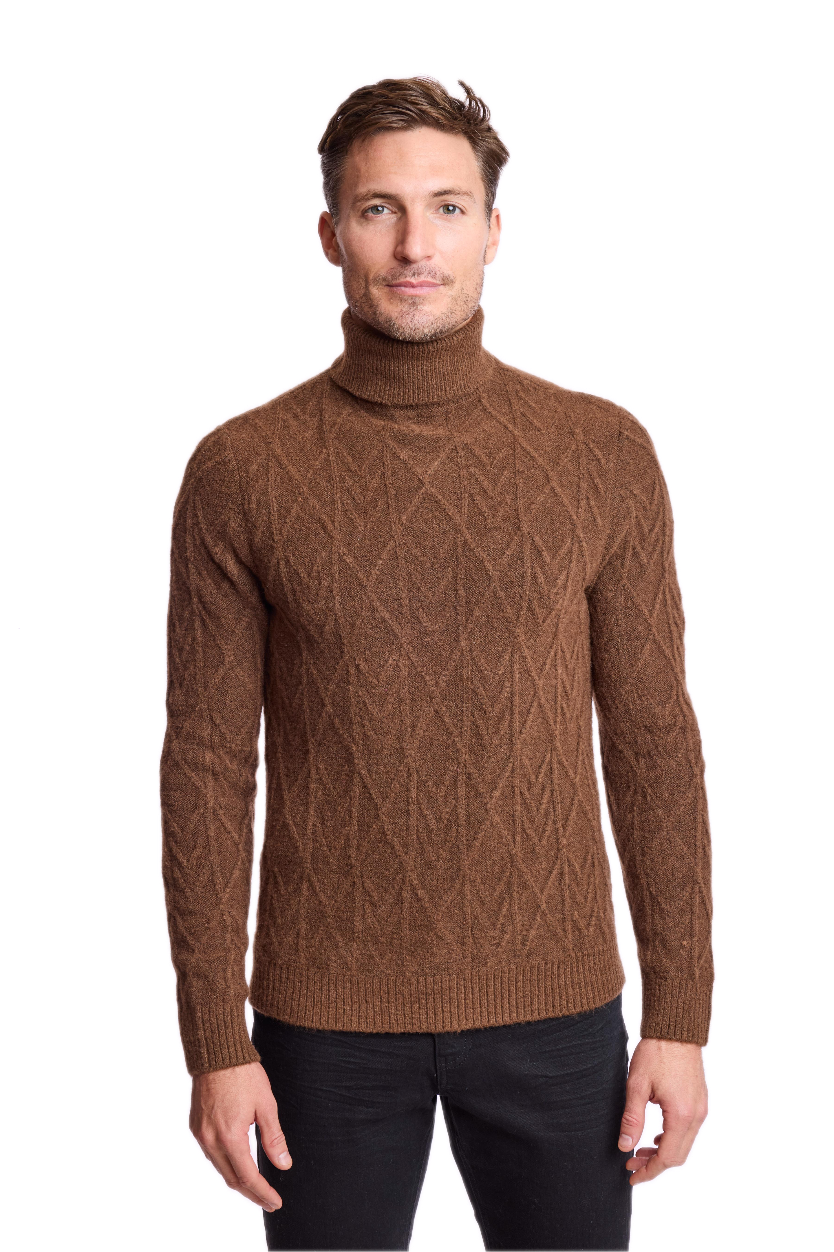 Chunky Turtleneck - Hershey Brown