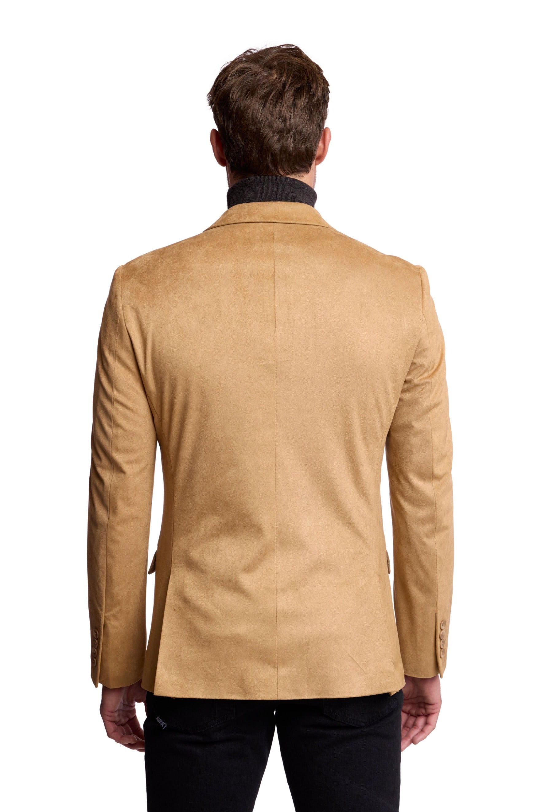 Ashton Peak Sportswear Blazer - Desert Tan Microsuede