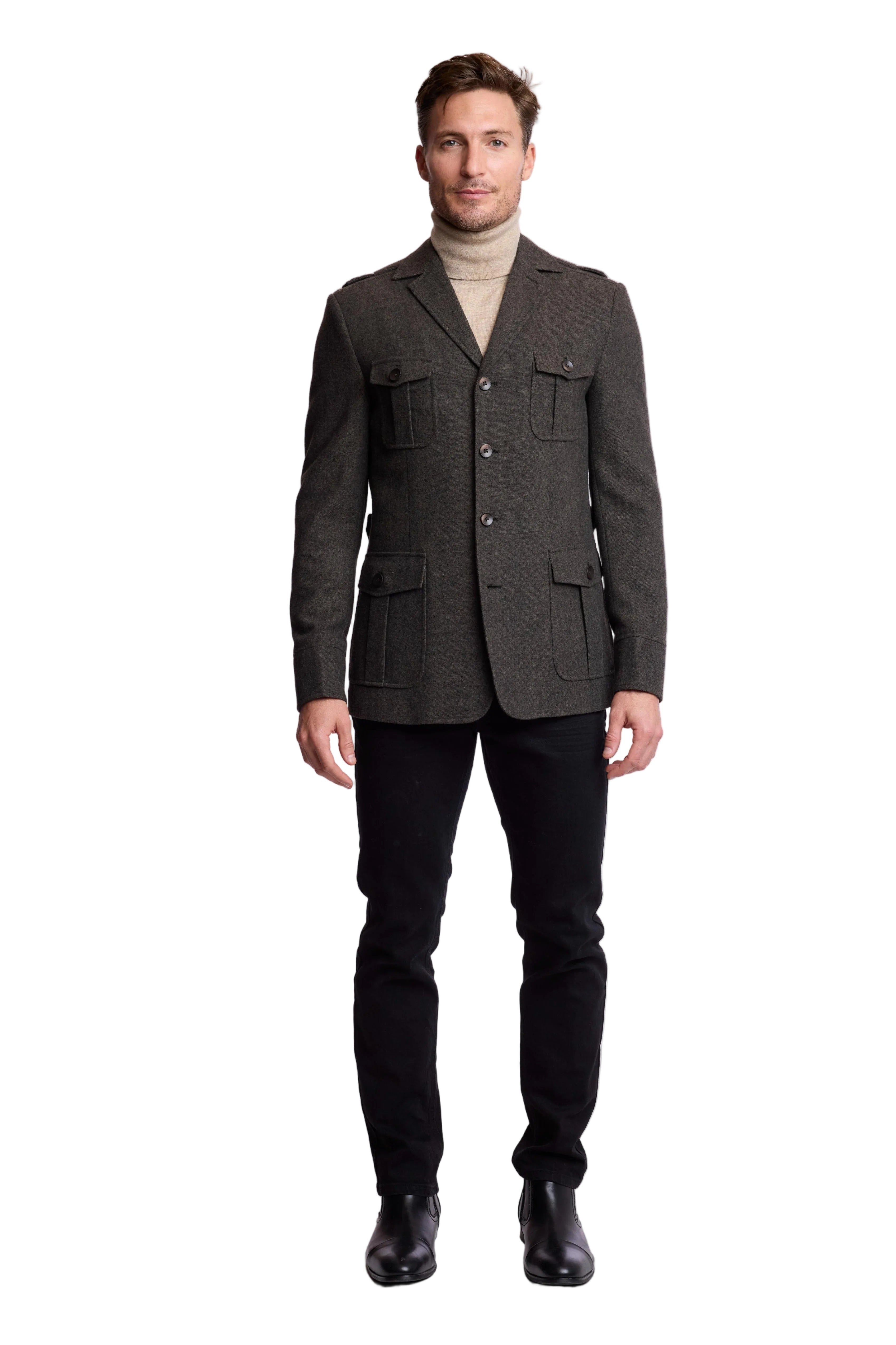 Utility Jacket - Olive Tweed