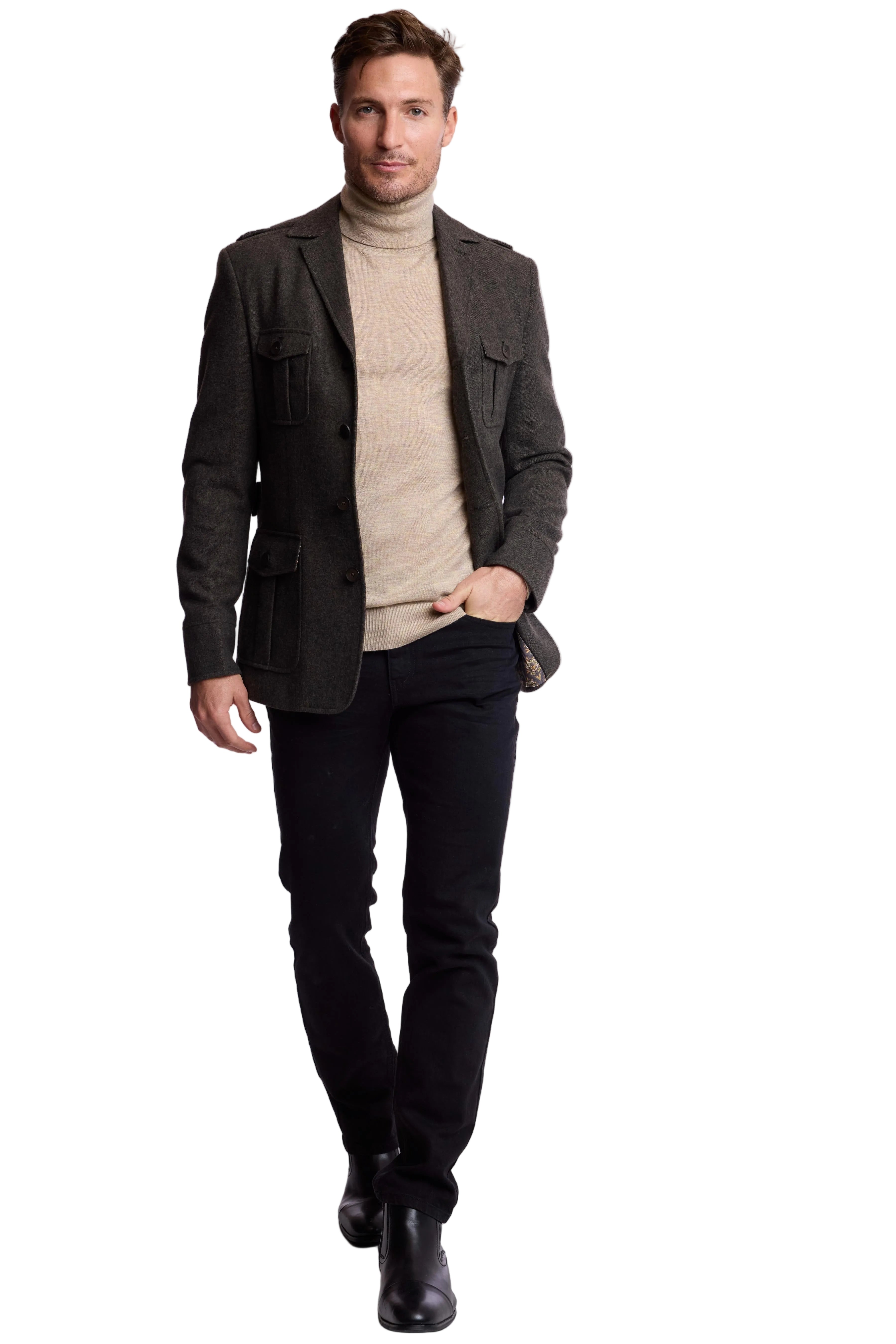 Utility Jacket - Olive Tweed