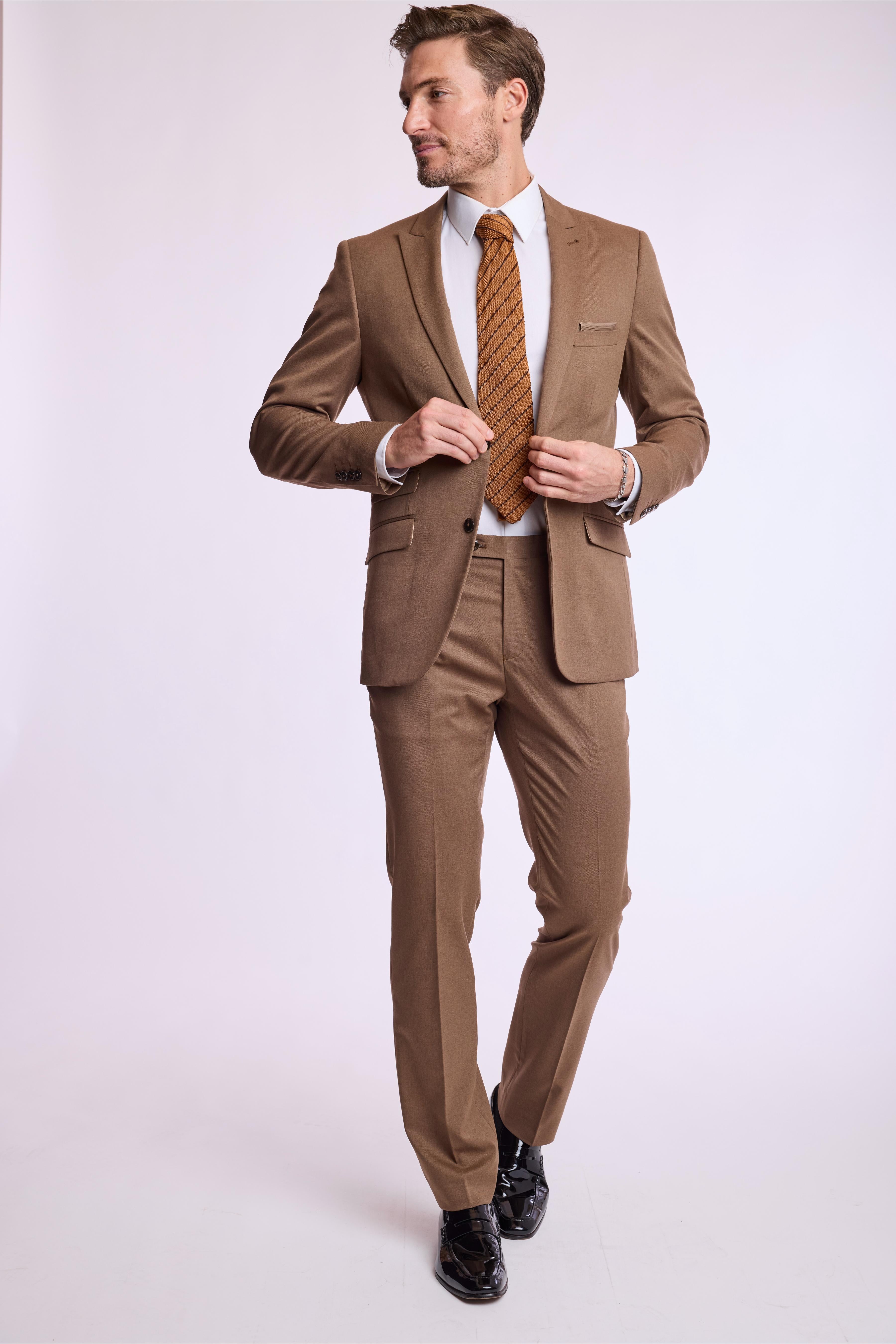 Ashton Peak Jacket - slim - Dark Camel