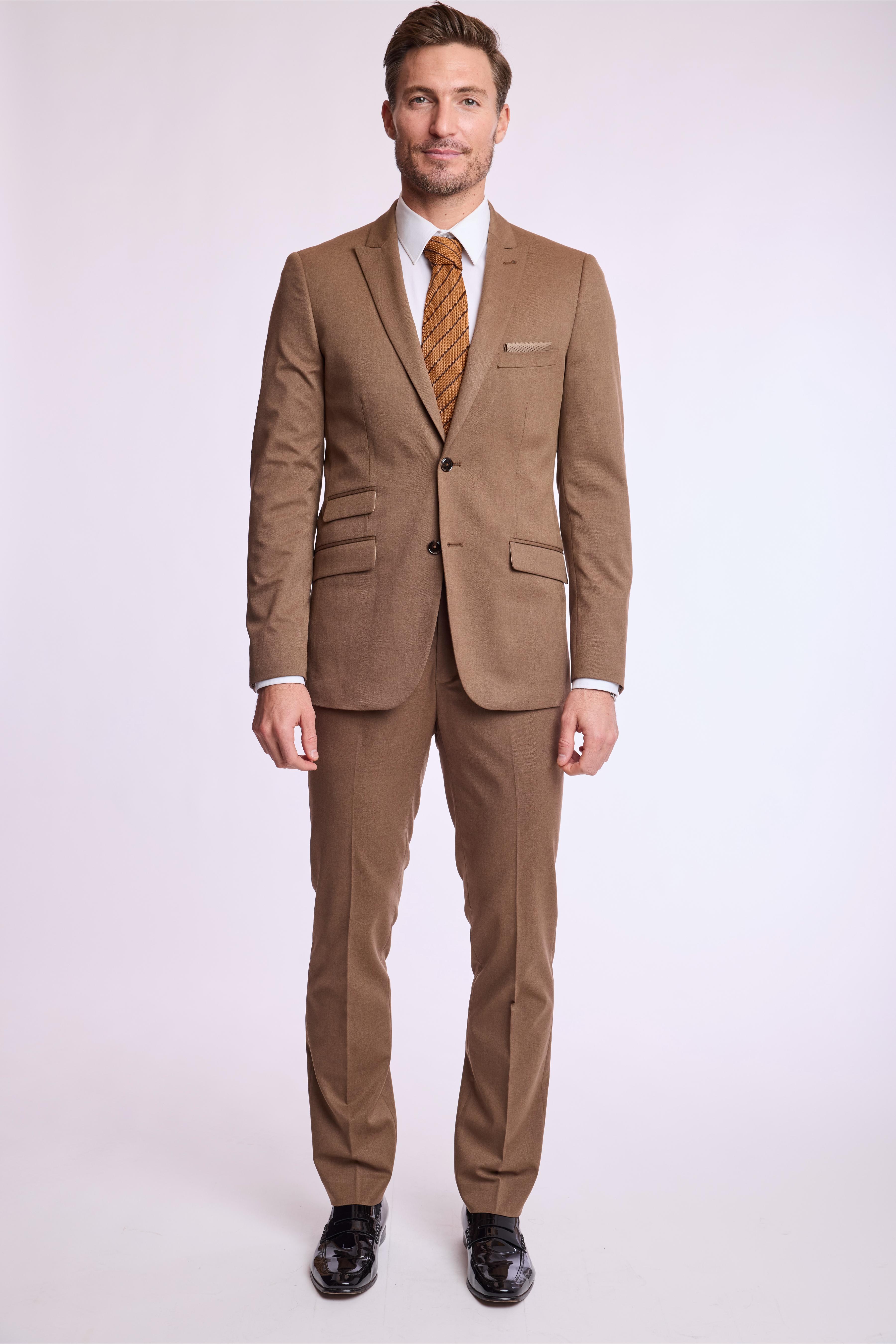 Ashton Peak Jacket - slim - Dark Camel