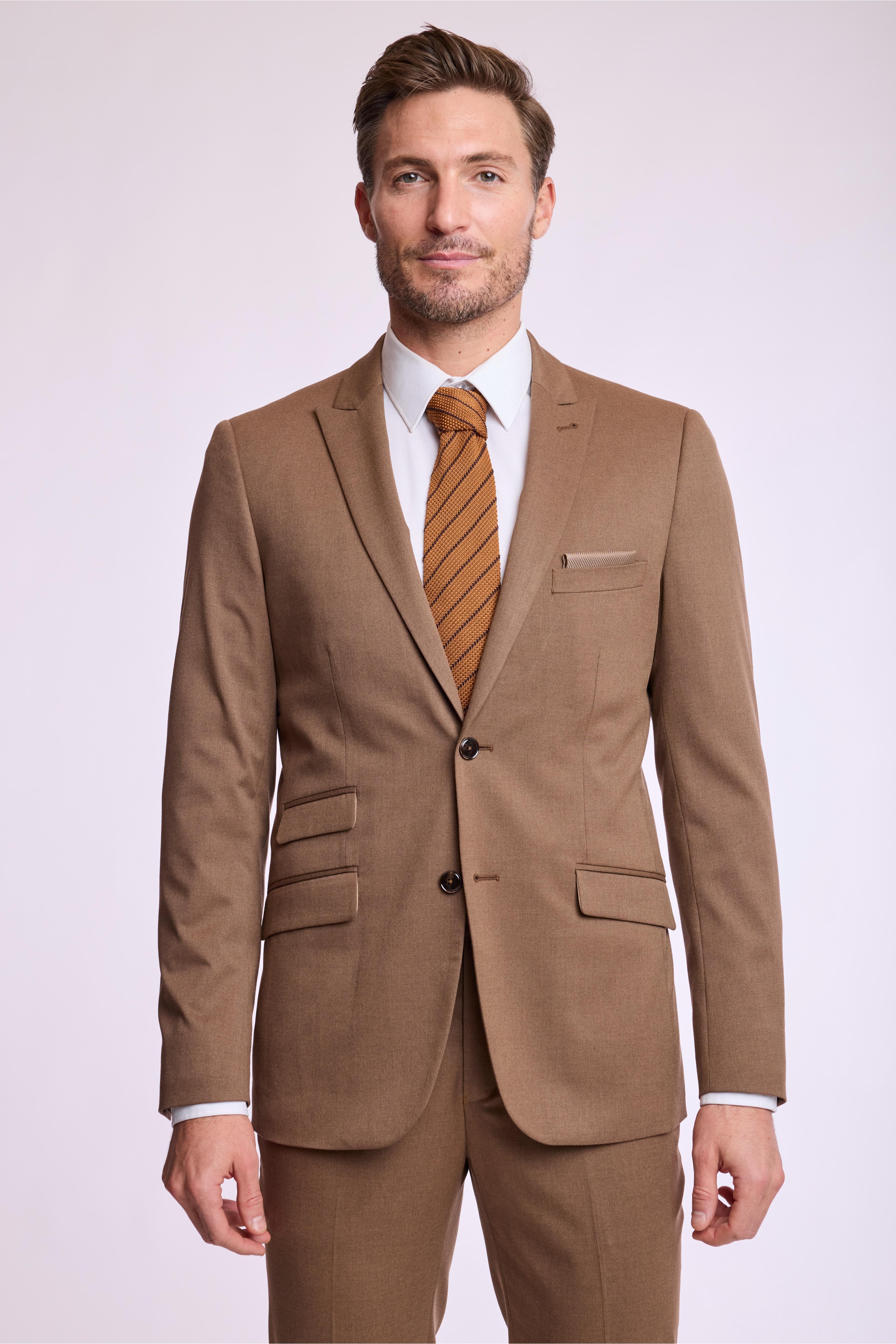 Ashton Peak Jacket - slim - Dark Camel