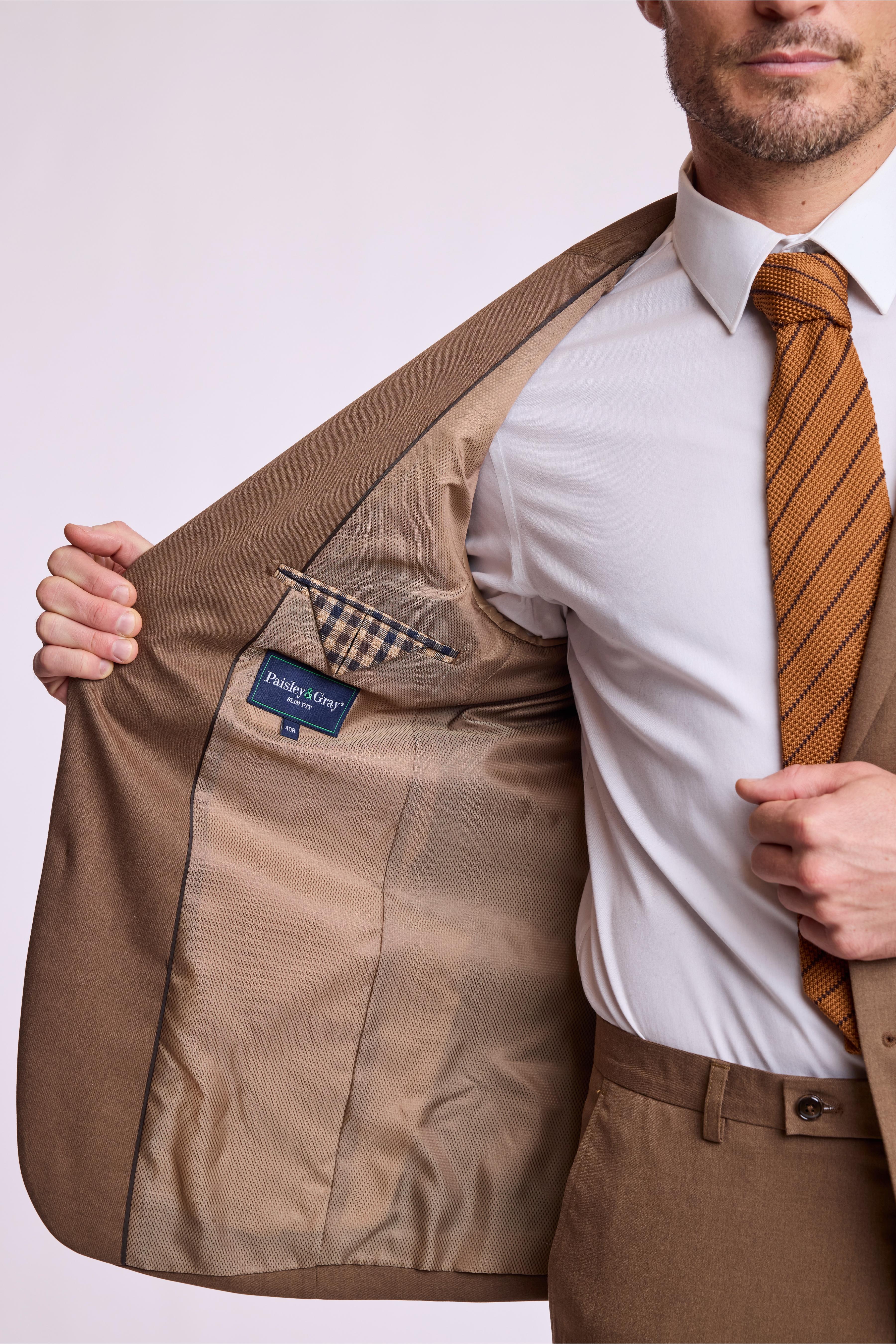 Ashton Peak Jacket - slim - Dark Camel