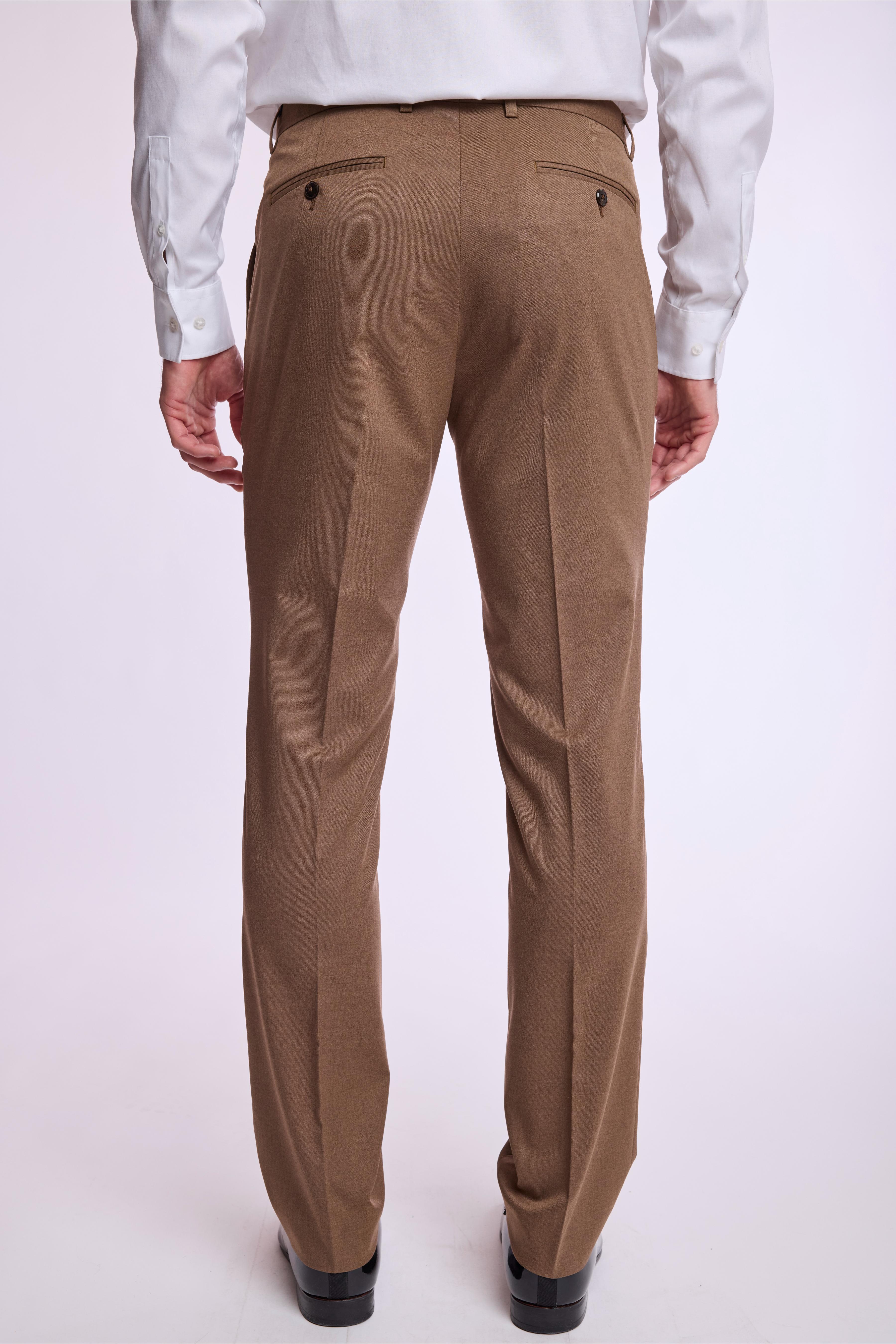Downing Pants - slim - Dark Camel