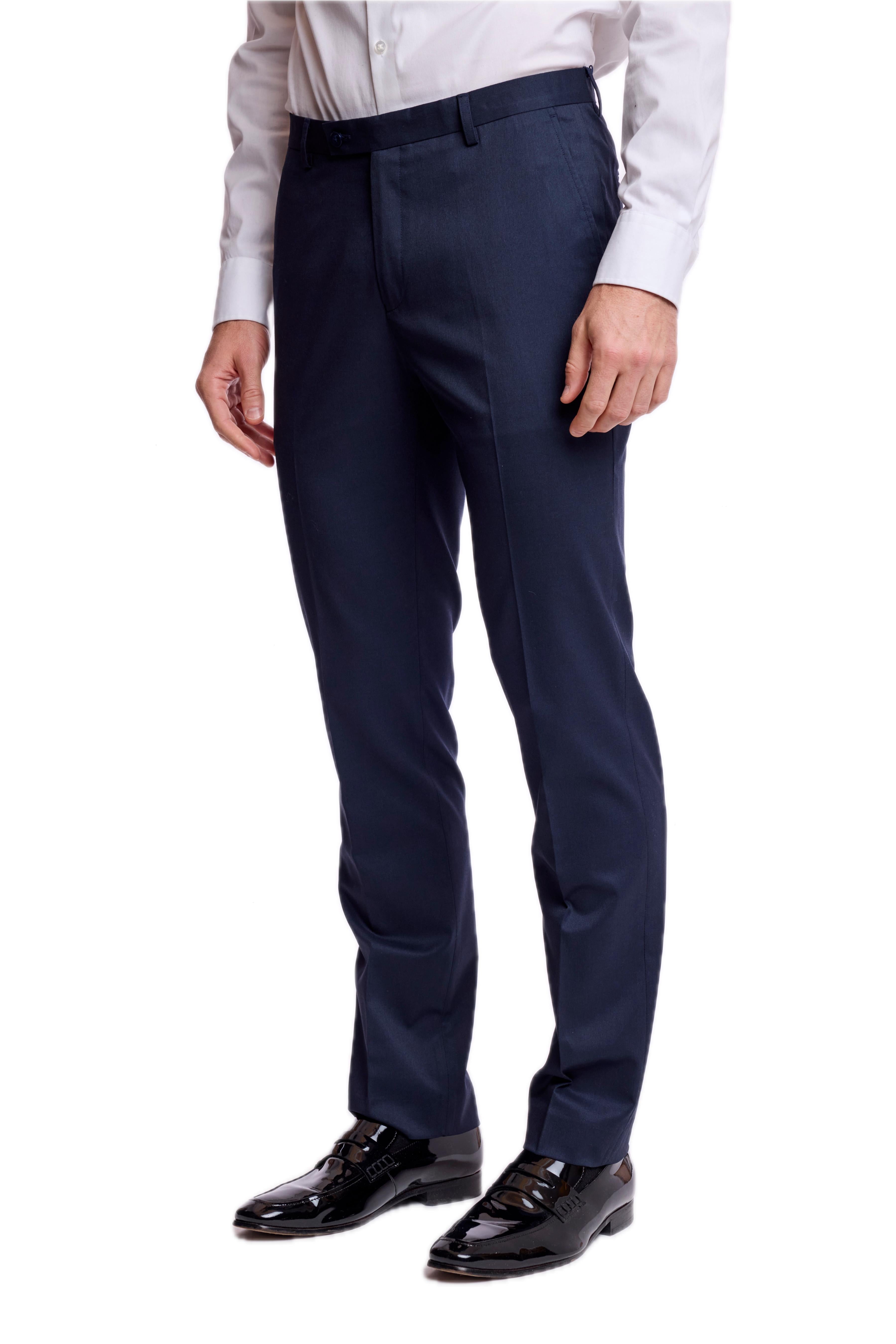 Downing Pants - slim - Solid Navy