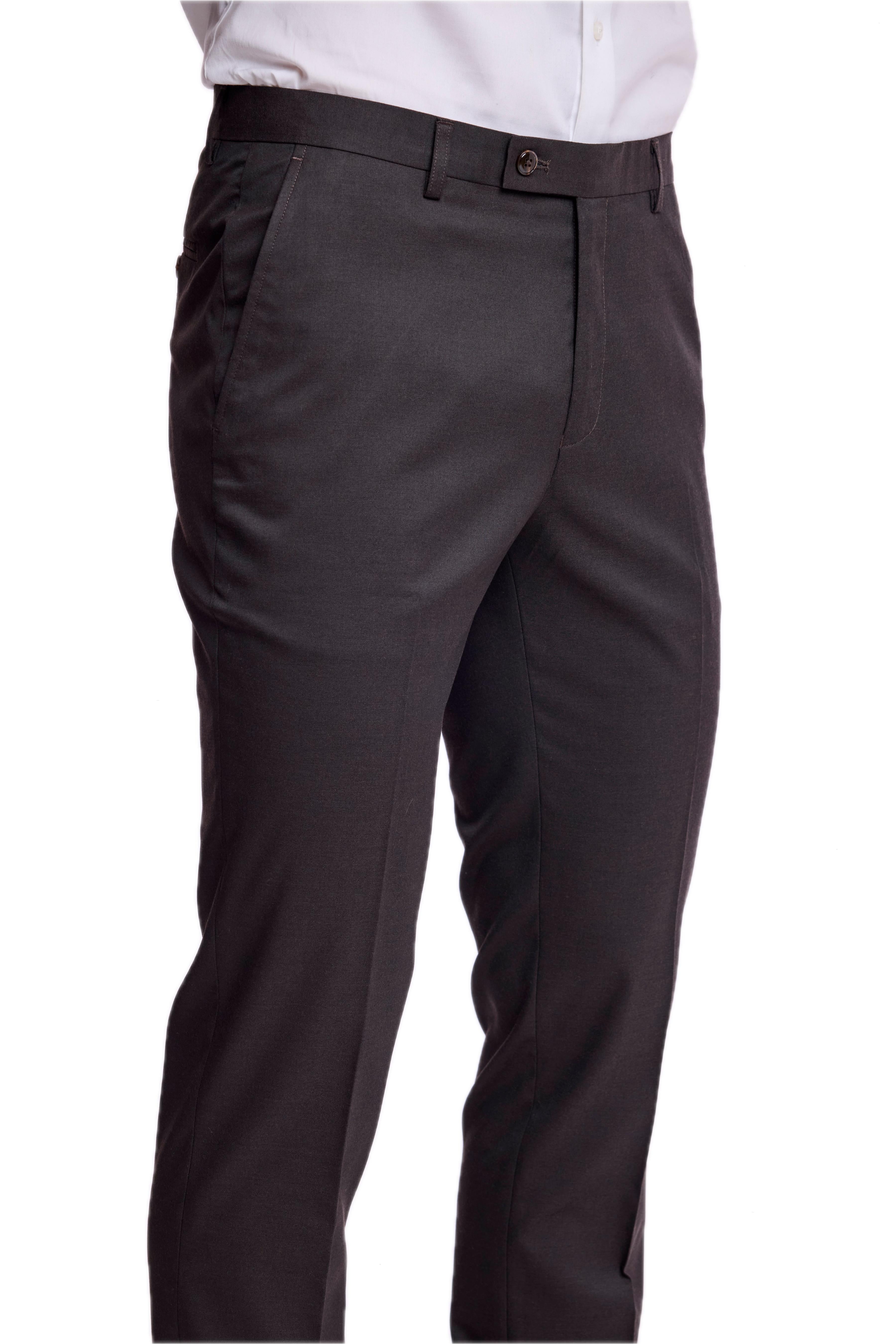 Downing Pants - slim - Dark Chocolate