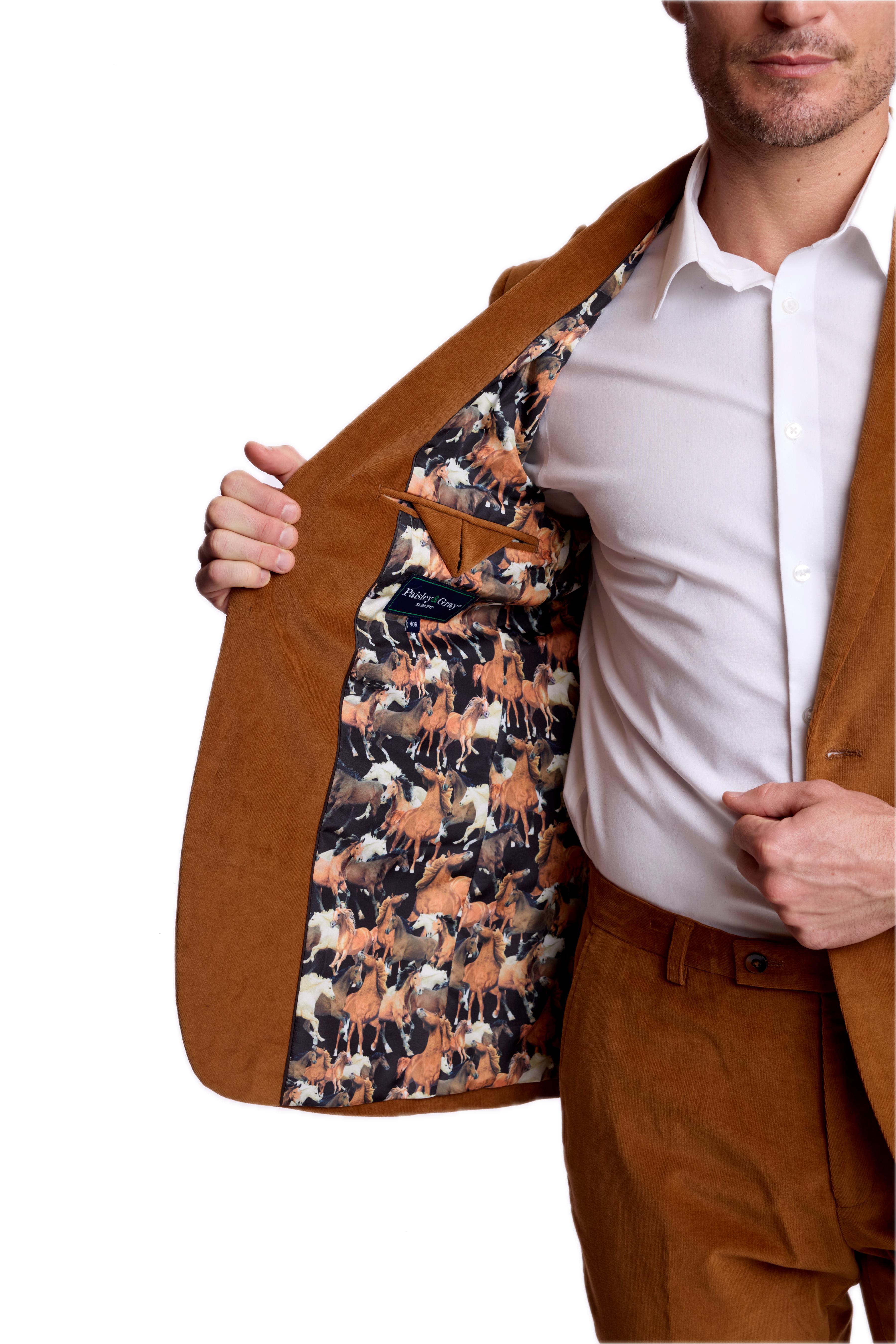 Ashton Peak Jacket - slim - Caramel Coffee