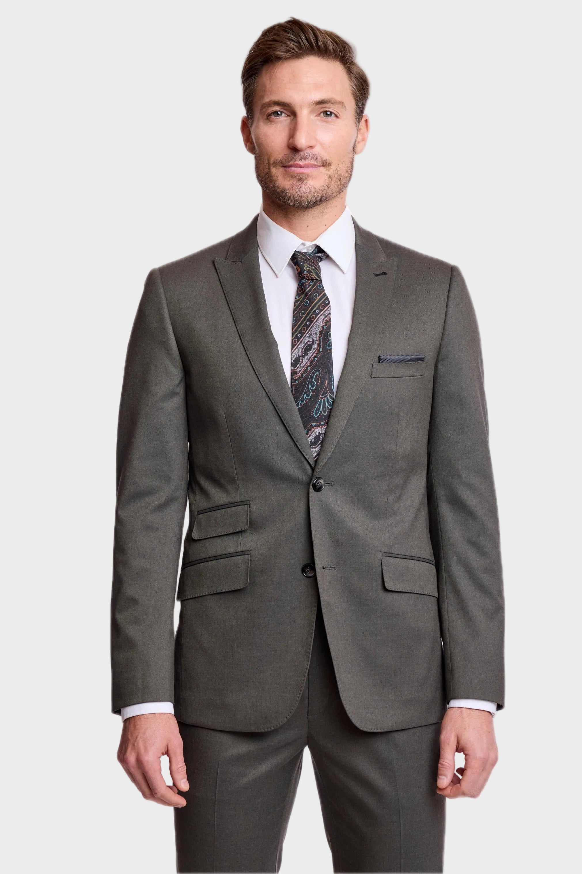 Ashton Peak Jacket - slim - Dark Olive Green
