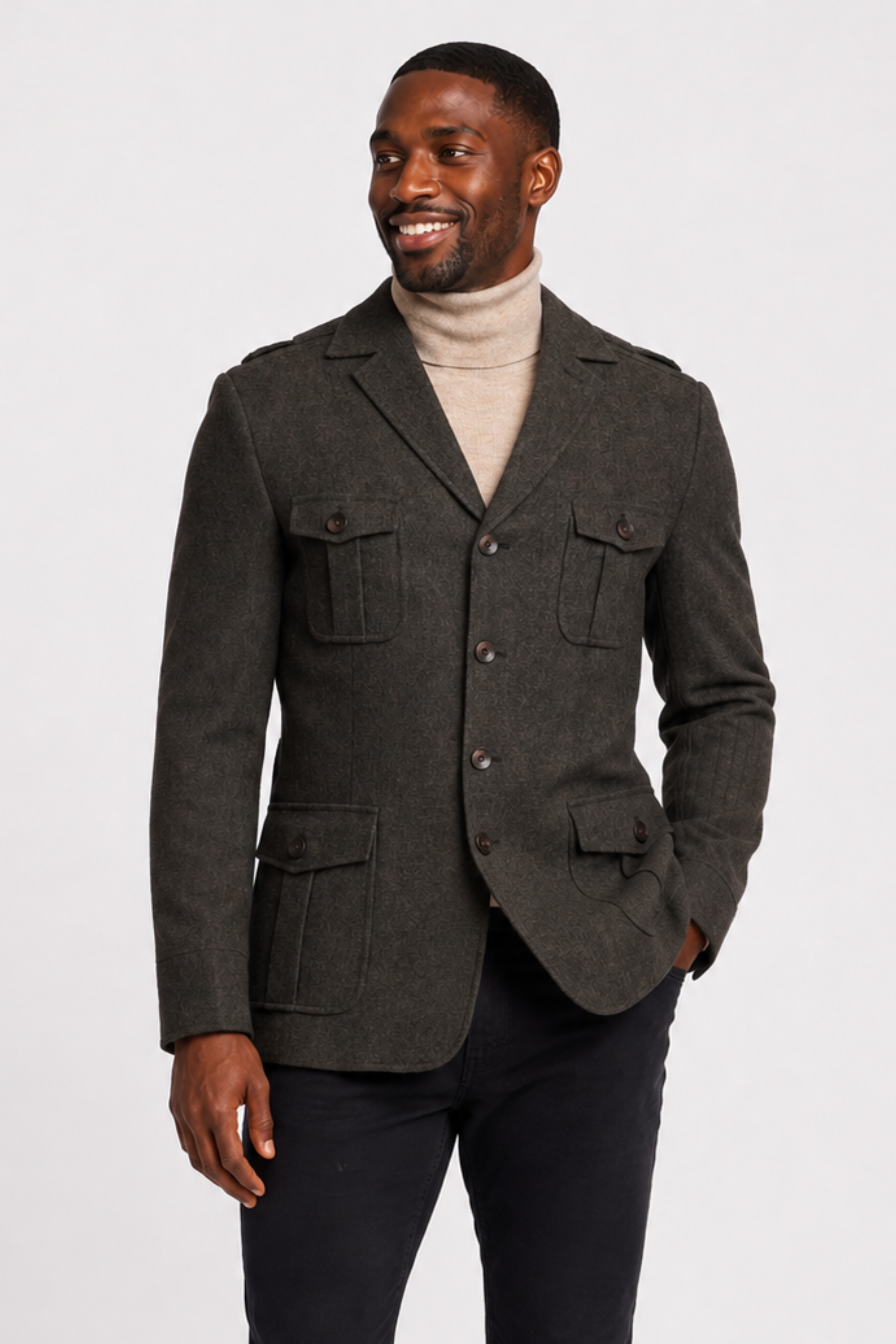 Utility Jacket - Olive Tweed