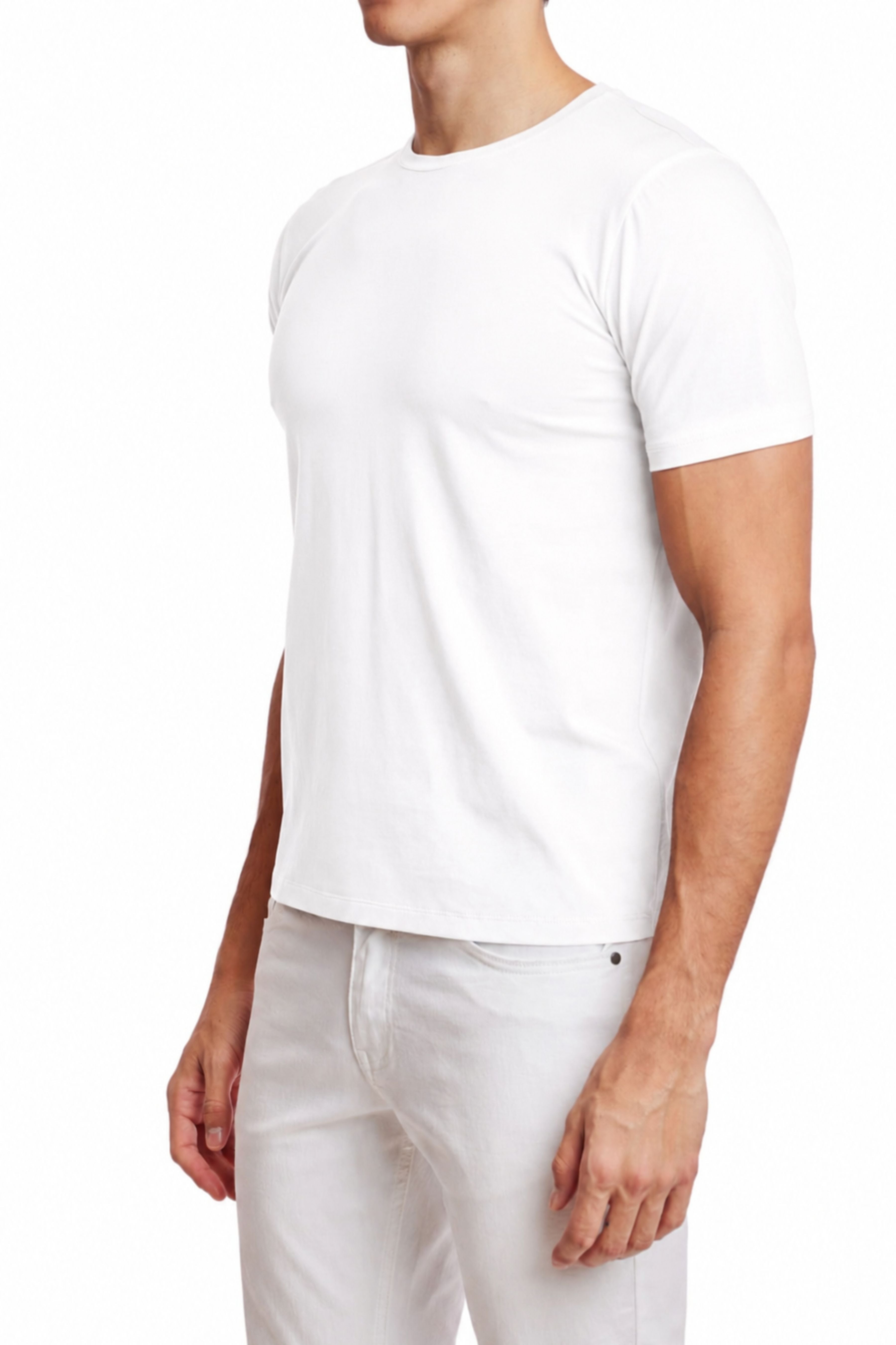 Lucas Crewneck T-Shirt - New White