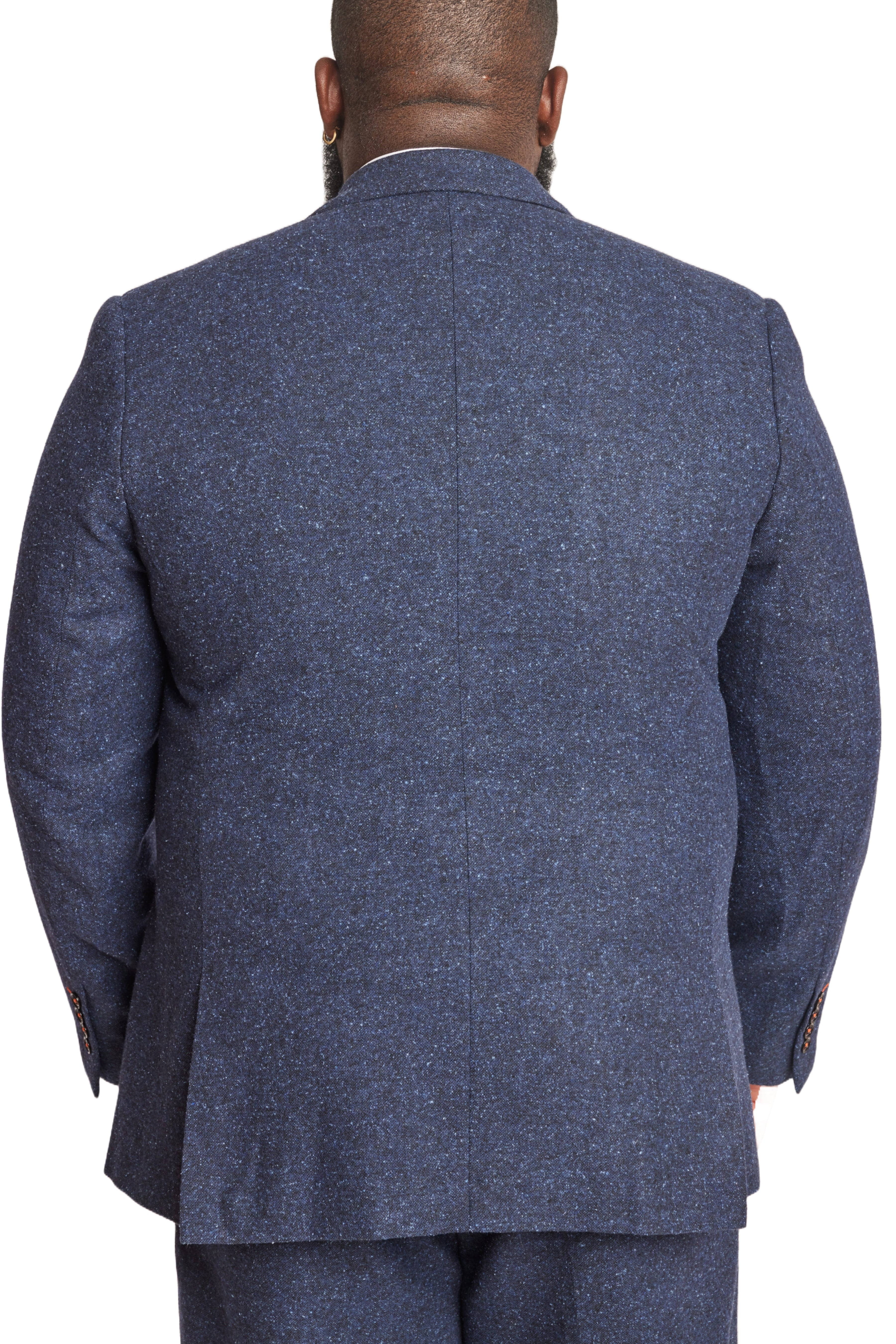Big & Tall Bromley Notch Jacket - Blue Speckle