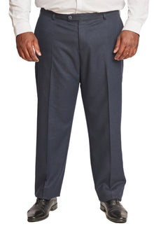  Big & Tall Downing Pants - Deep Navy Herringbone