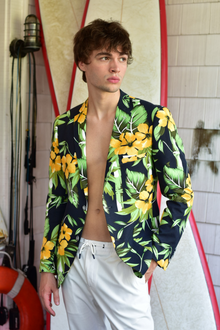  Dover Notch Jacket - slim - Black Floral