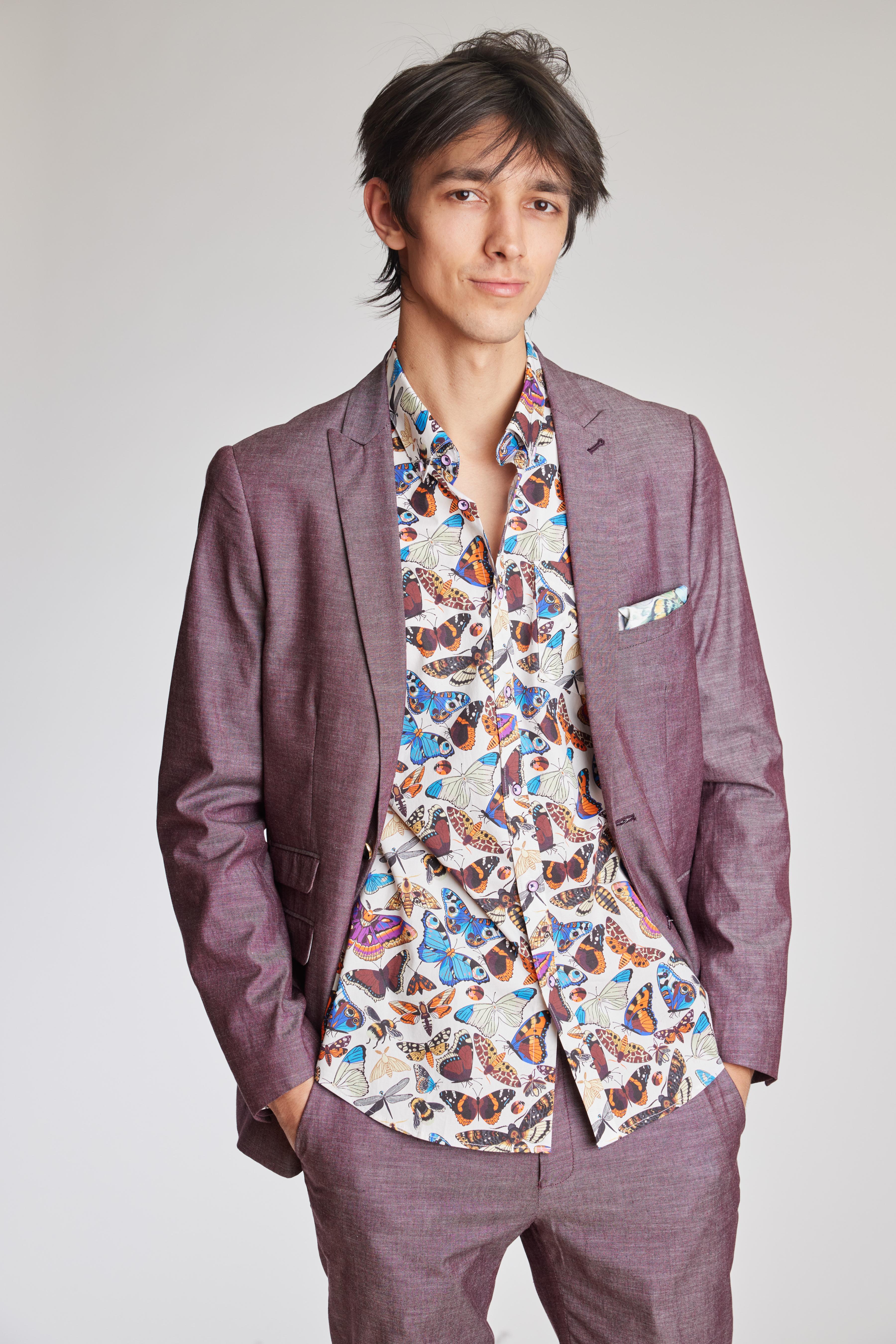 Ashton Peak Jacket - slim - Mulberry