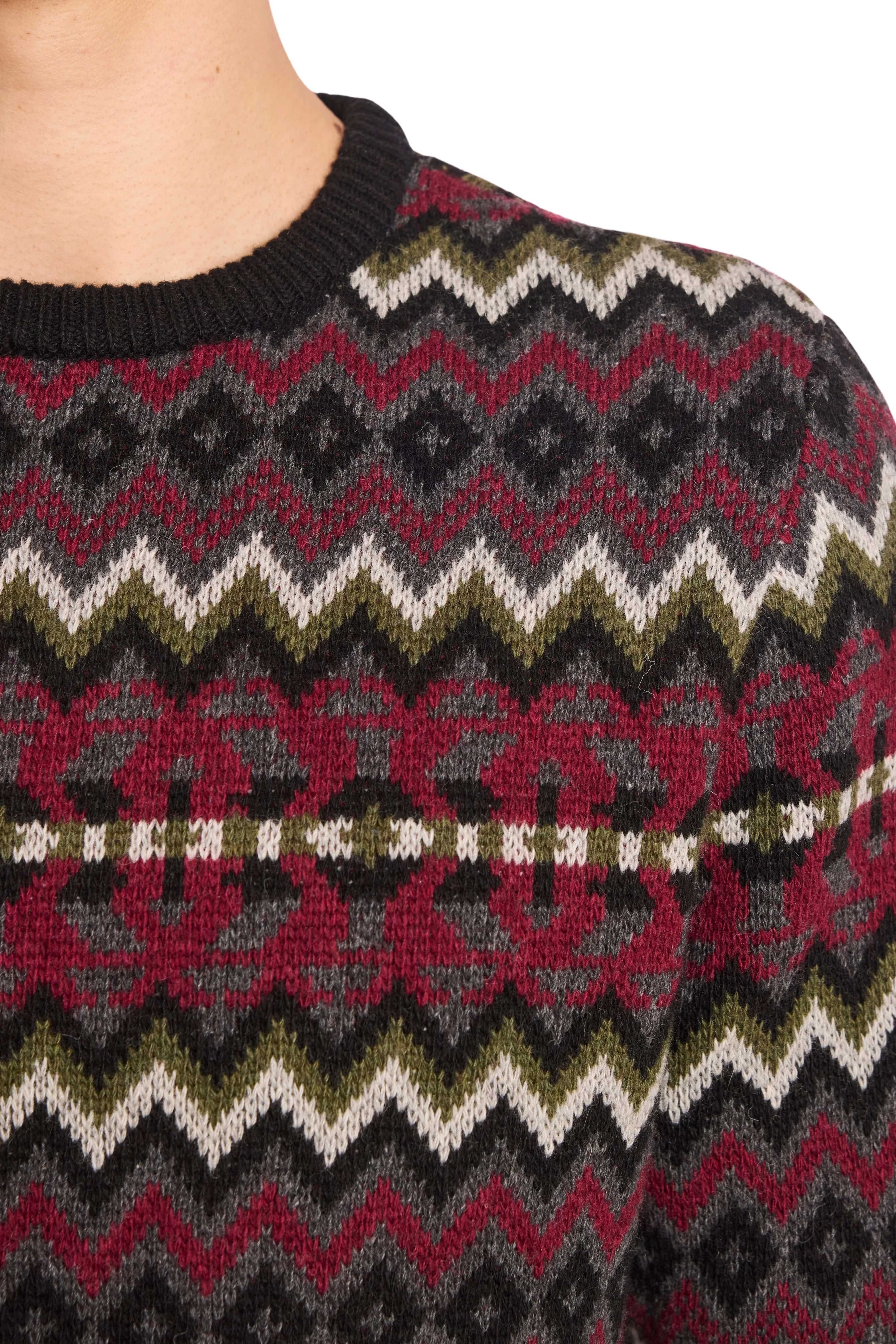 Crewneck Sweater - Black Cherries