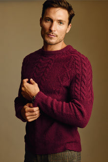  Crewneck Sweater - Dark Maroon