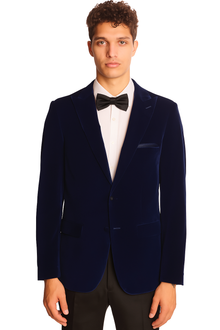  Kyle Big Peak Tux Jacket - slim - Dusk Velvet