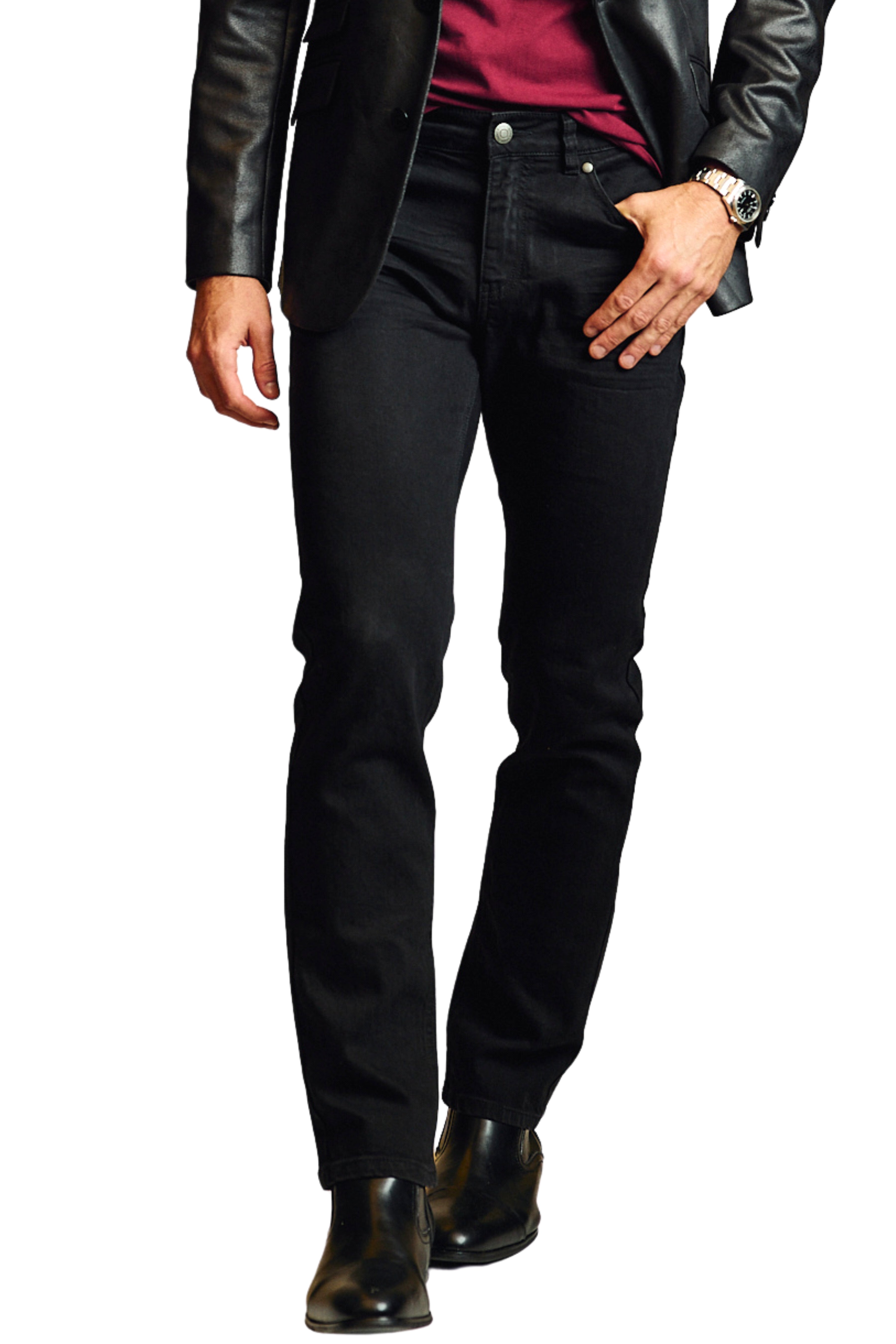 Rebel Denim Jeans - All Black