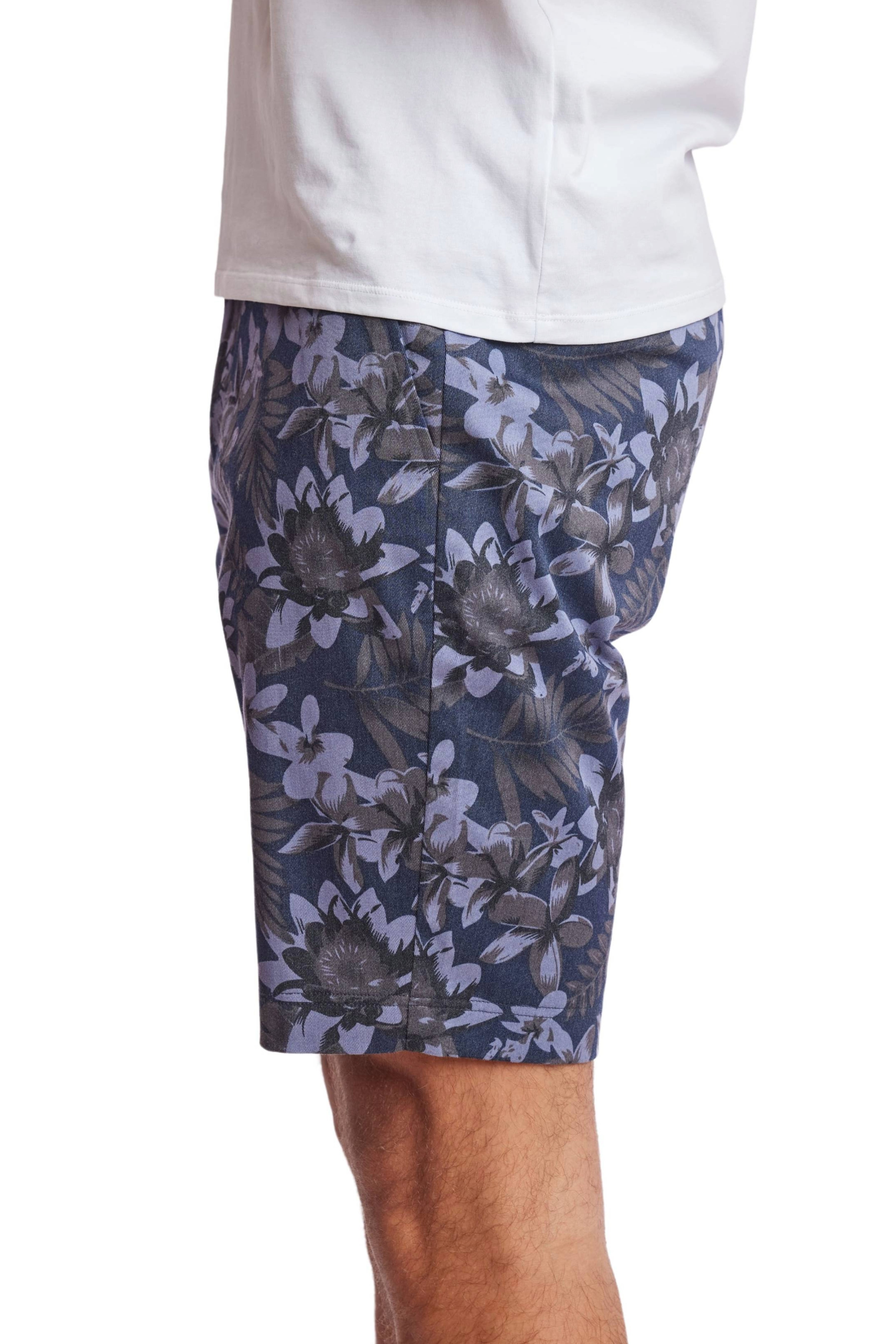 Felix Denim Shorts - slim - Light Blue Floral