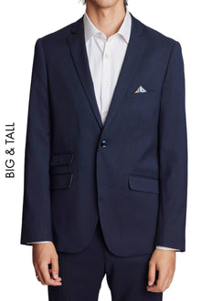  Big & Tall Dover Notch Jacket - Naval Blue