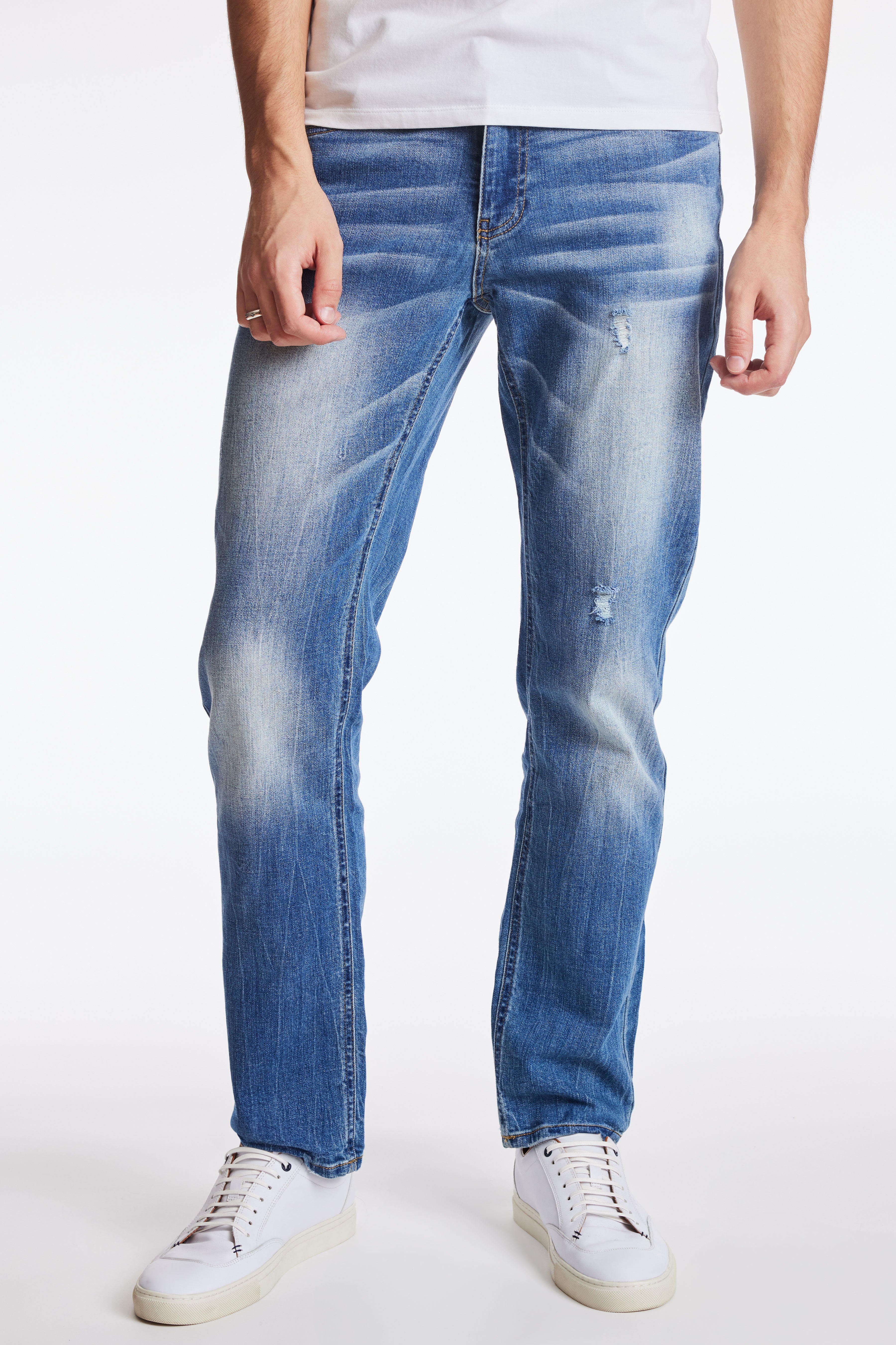 Rebel Denim Jeans - Light Destroy