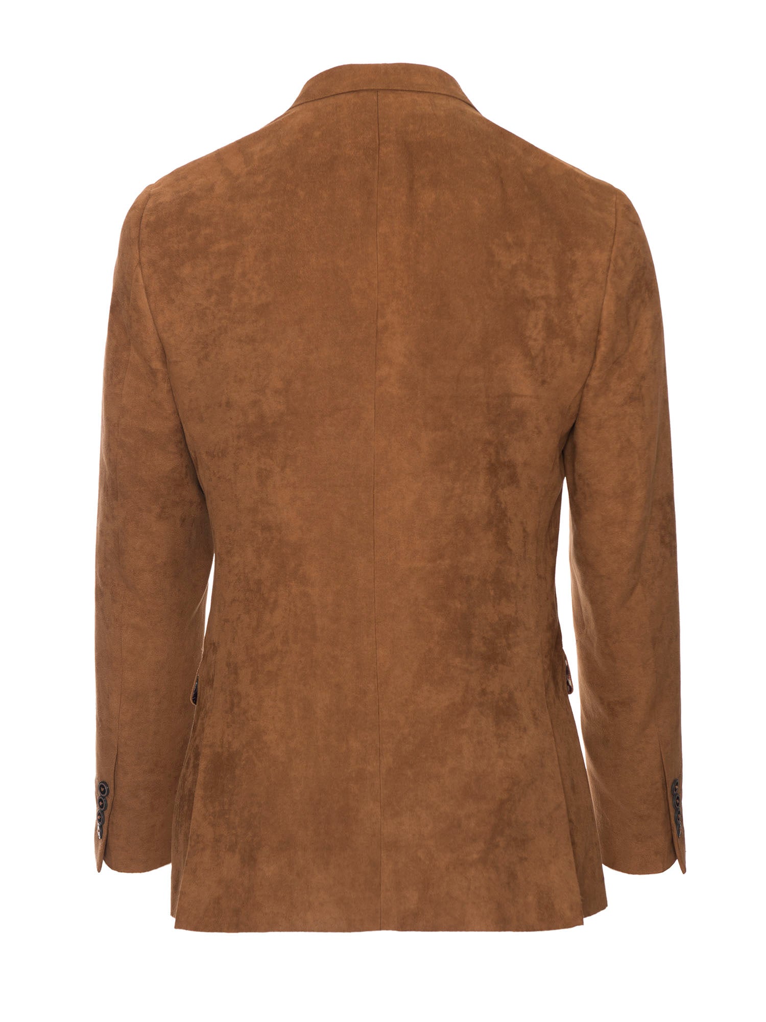 Dover Notch Jacket - Slim - Cognac Ultrasuede
