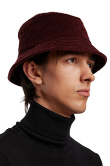  Marco Bucket Hat - Burgundy Cord