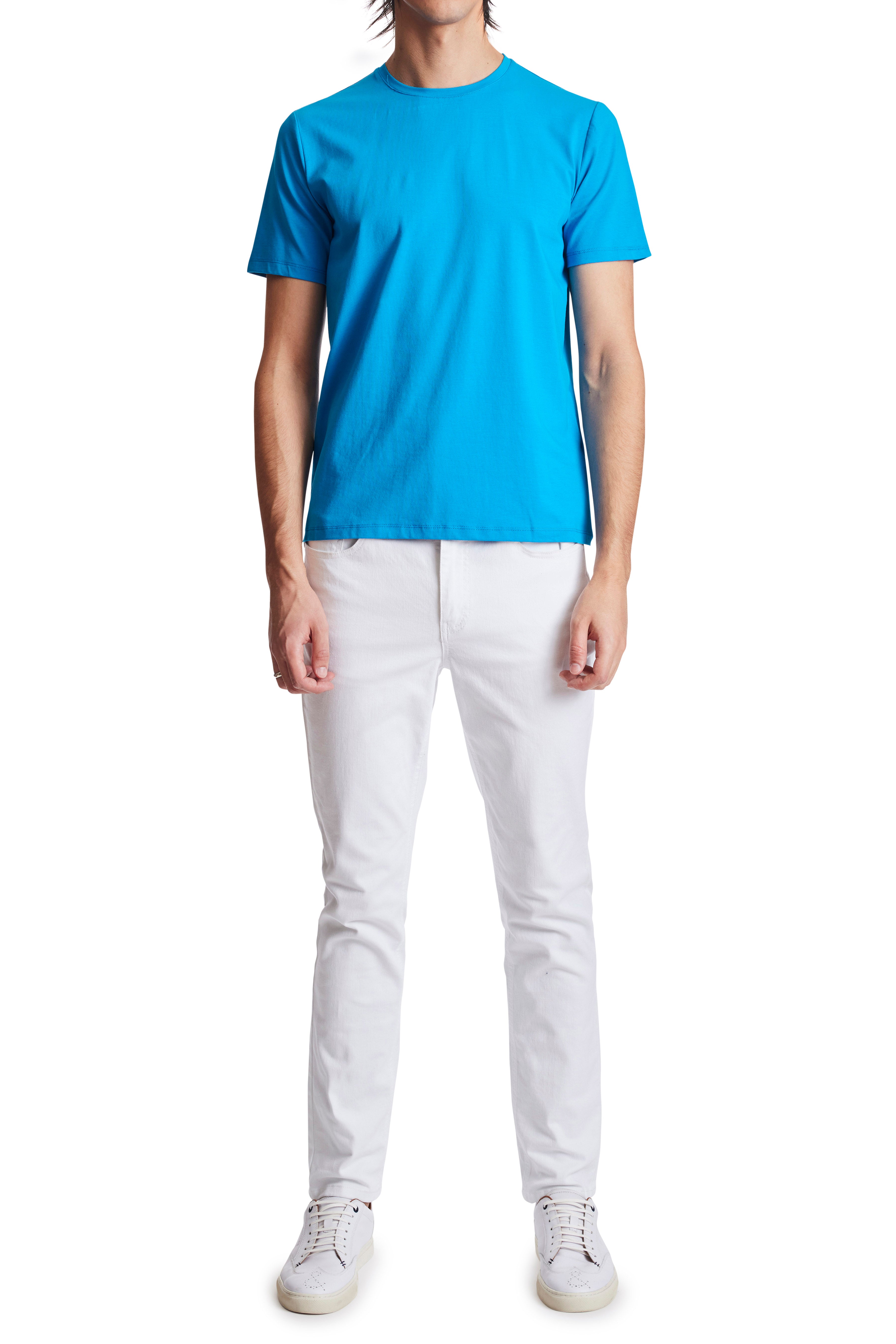 Lucas Crew T - Azure