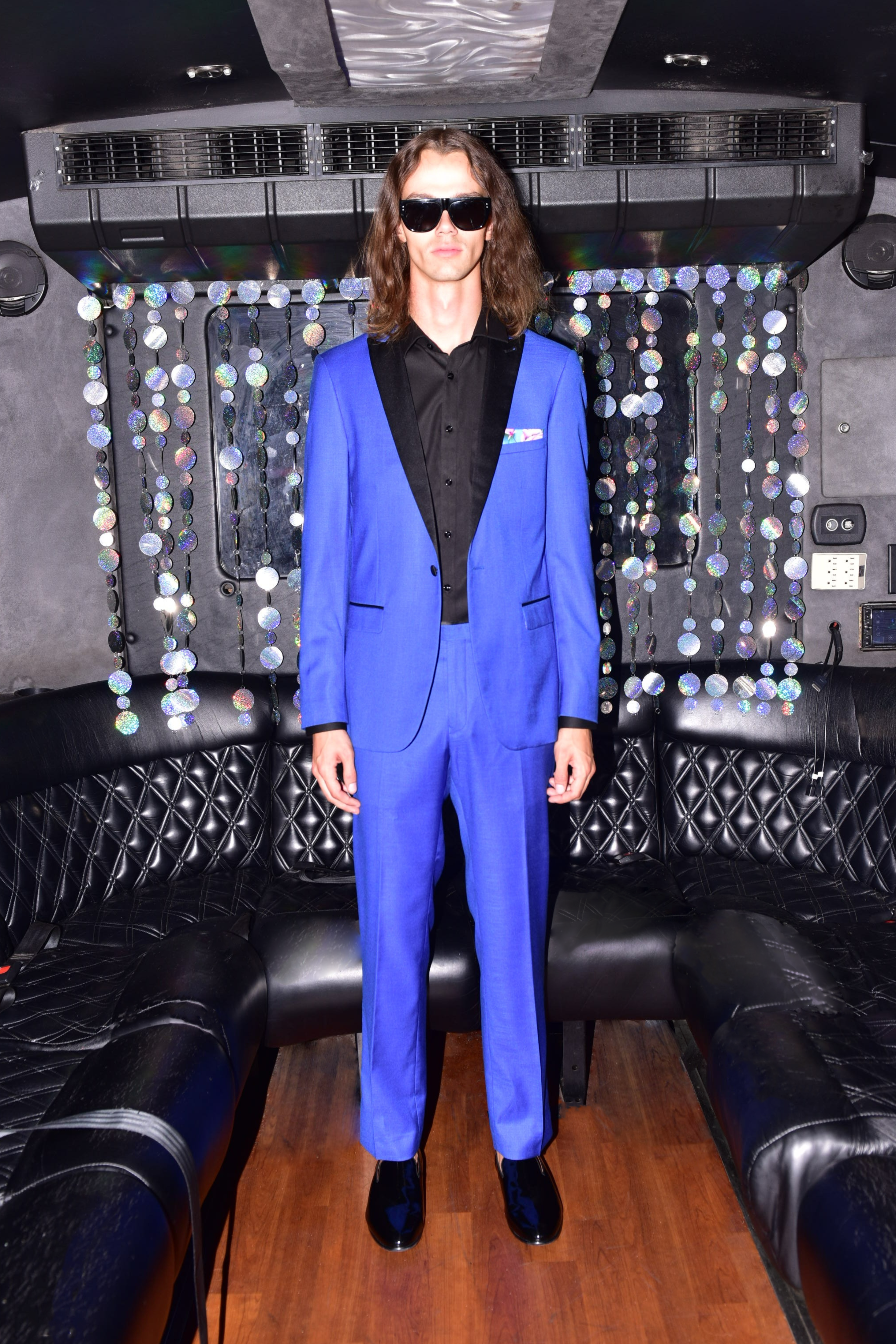 Sloane Tux Pants - slim - Royal Blue
