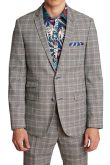  Dover Notch Jacket - slim - Slate Check