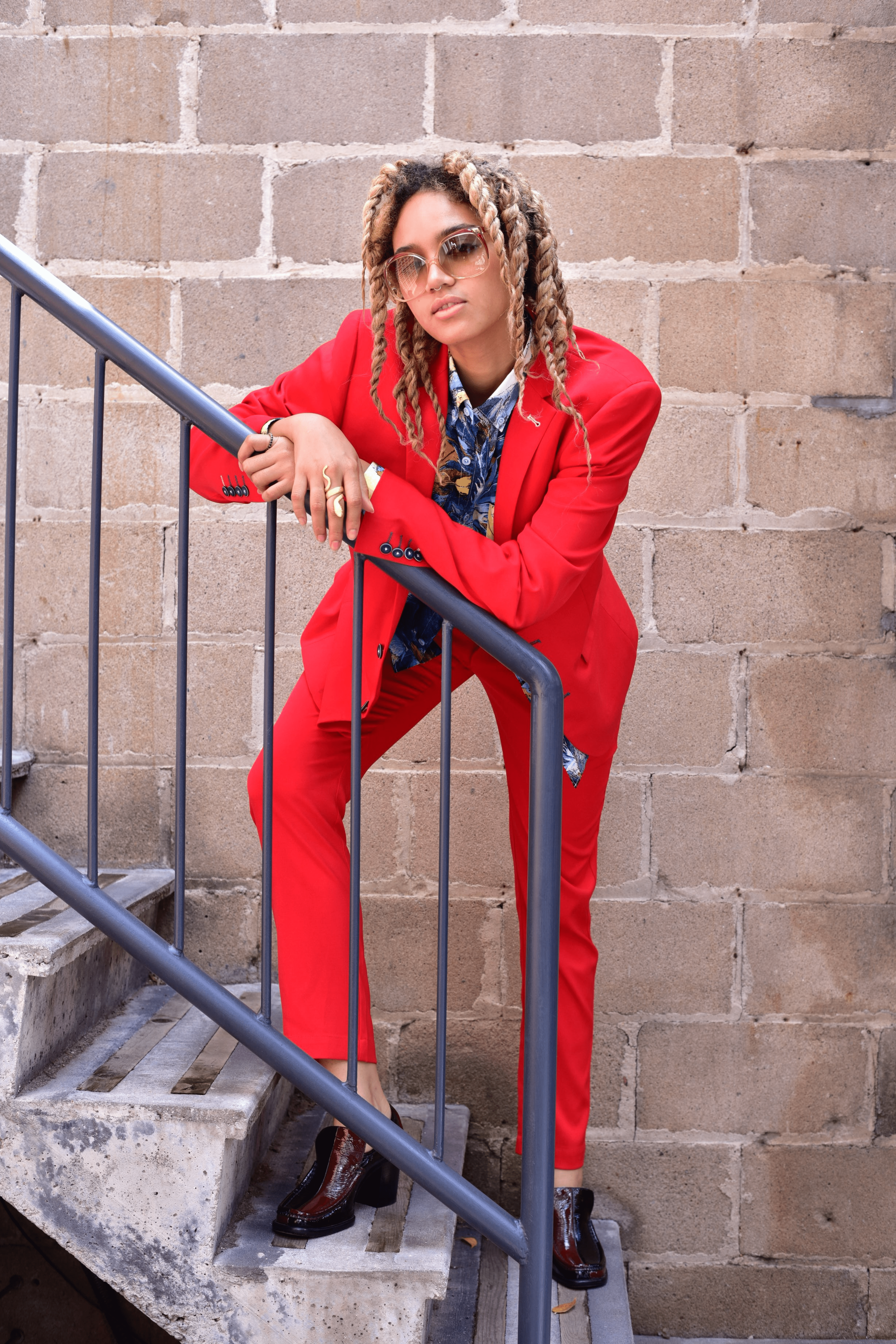 Dover Notch Jacket - slim - Hot Rod Red