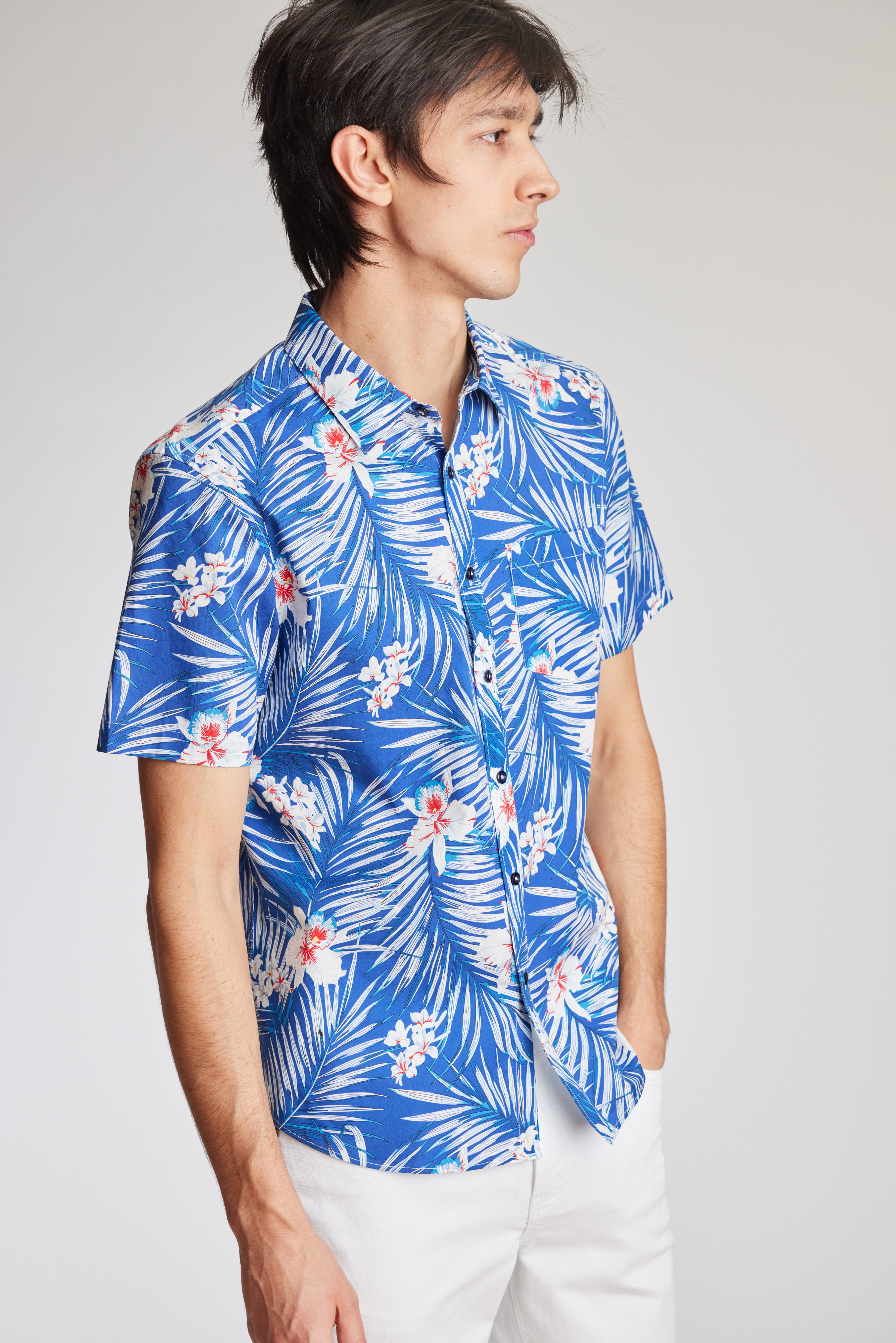 Soleil S/S Shirt - Hawaiian Floral