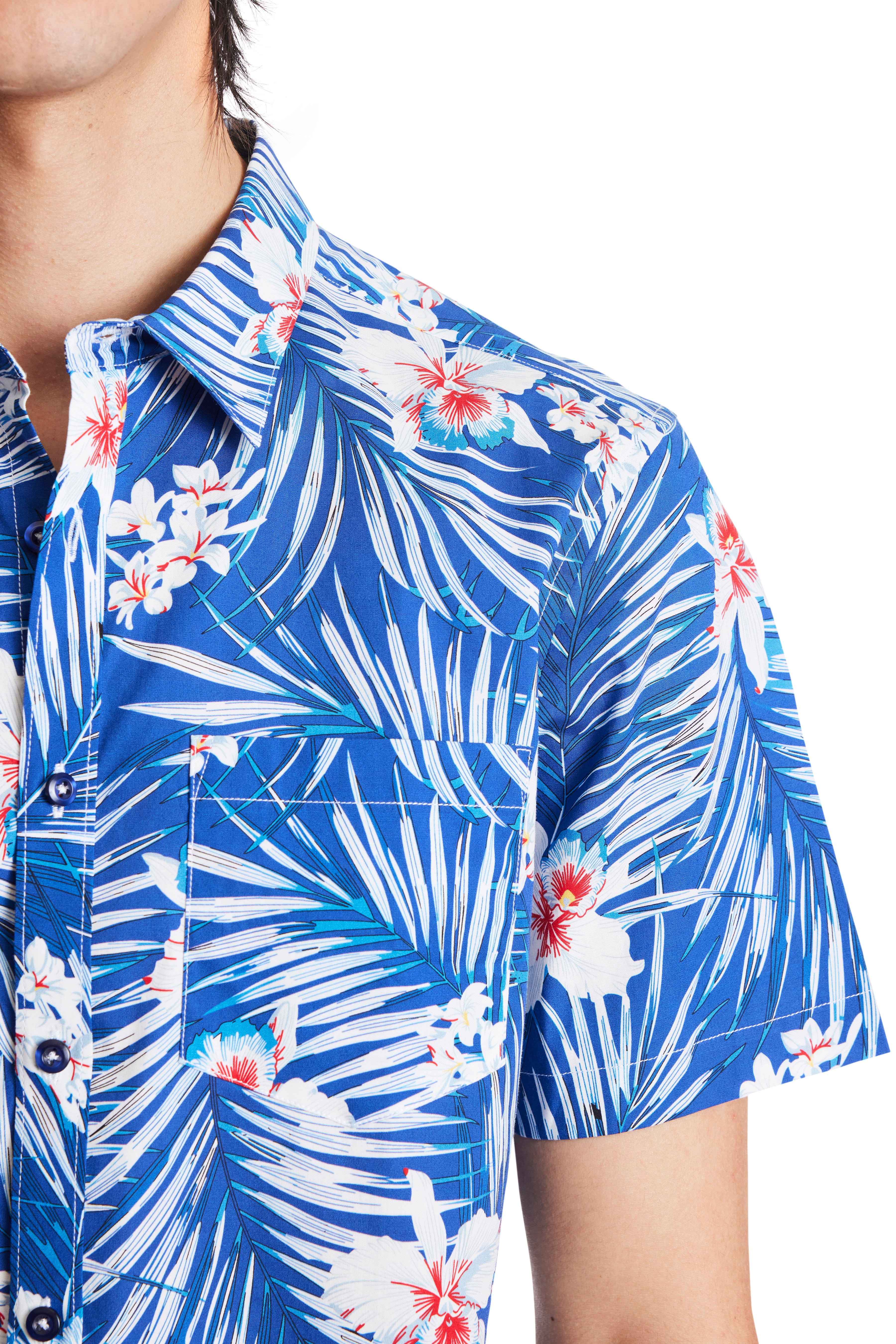 Soleil S/S Shirt - Hawaiian Floral