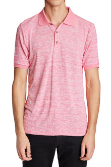  Funday Variegated Polo - Hot Pink