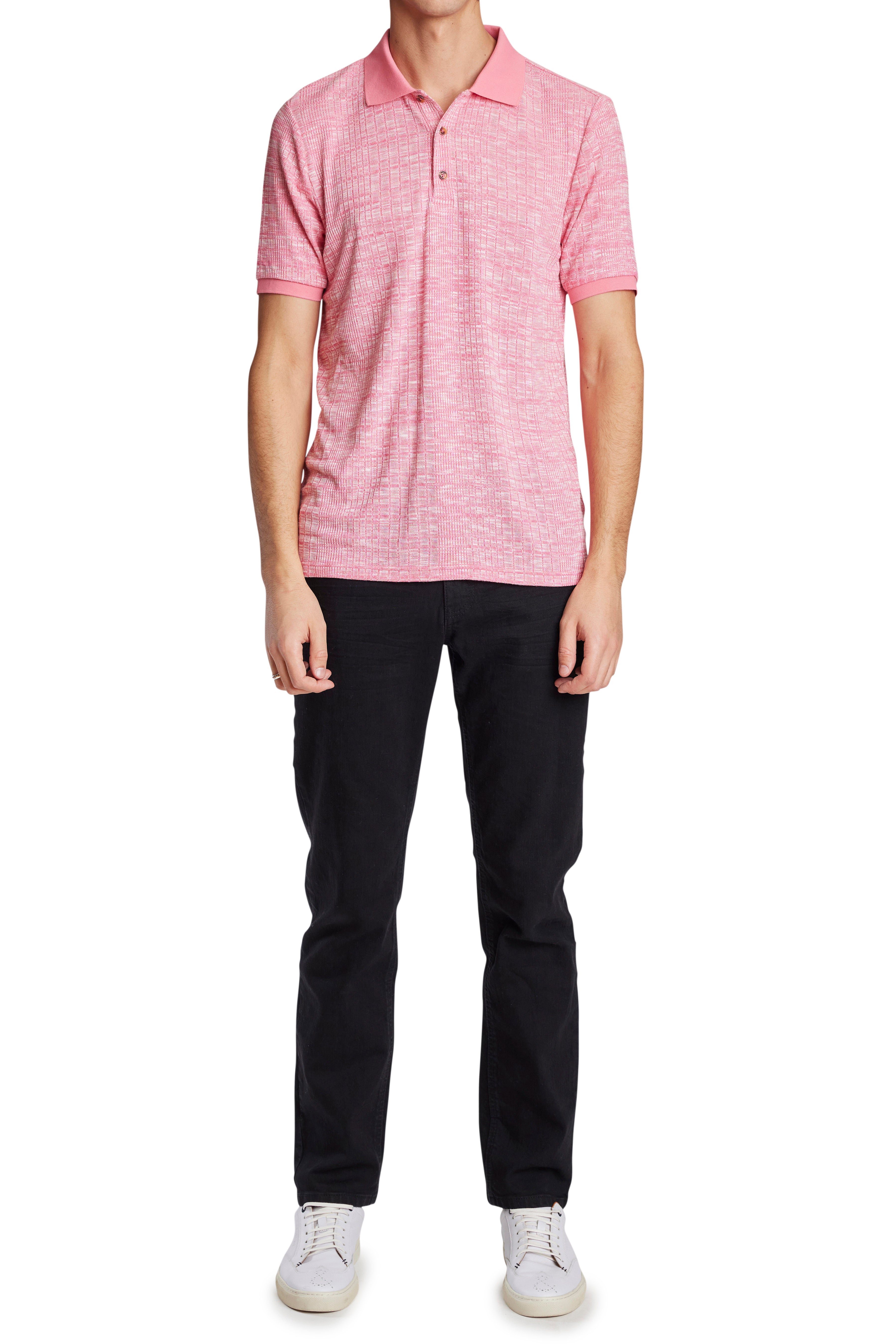 Funday Variegated Polo - Hot Pink